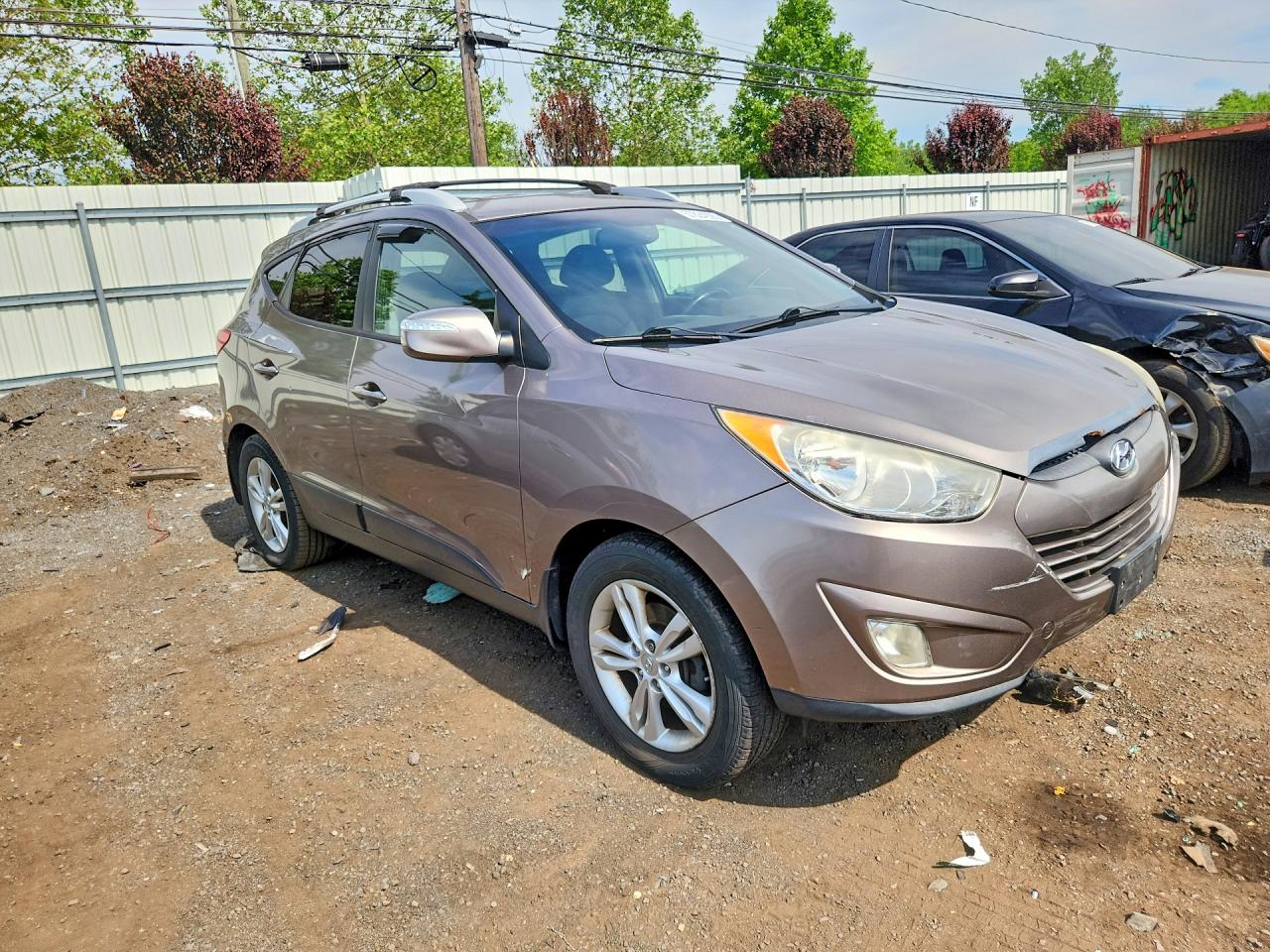 2012 Hyundai Tucson Gls Tan vin: KM8JUCAC1CU415808