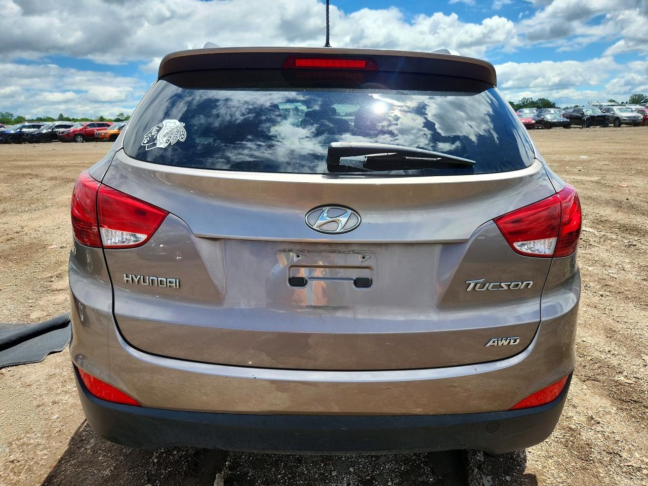 2012 Hyundai Tucson Gls Brown vin: KM8JUCAC1CU461686
