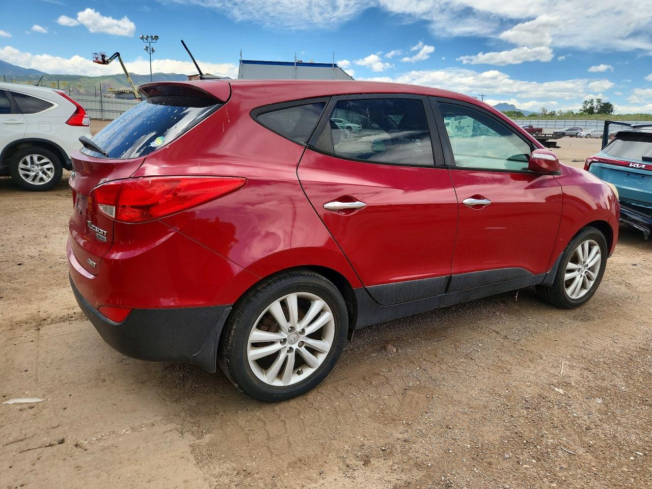 2012 Hyundai Tucson Limited Red vin: KM8JUCAC1CU542817