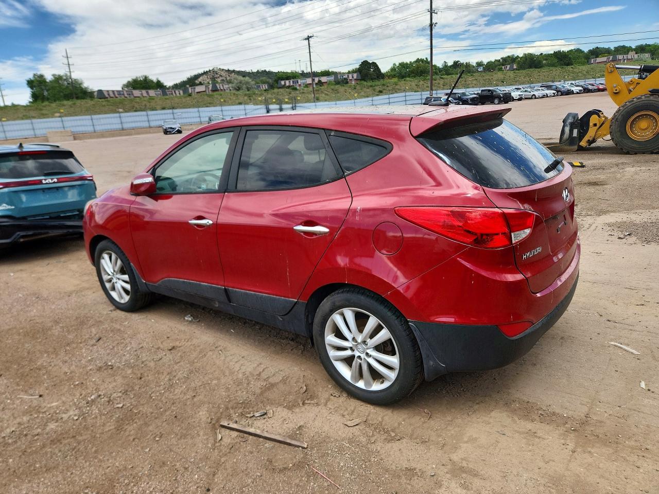 2012 Hyundai Tucson Limited Red vin: KM8JUCAC1CU542817