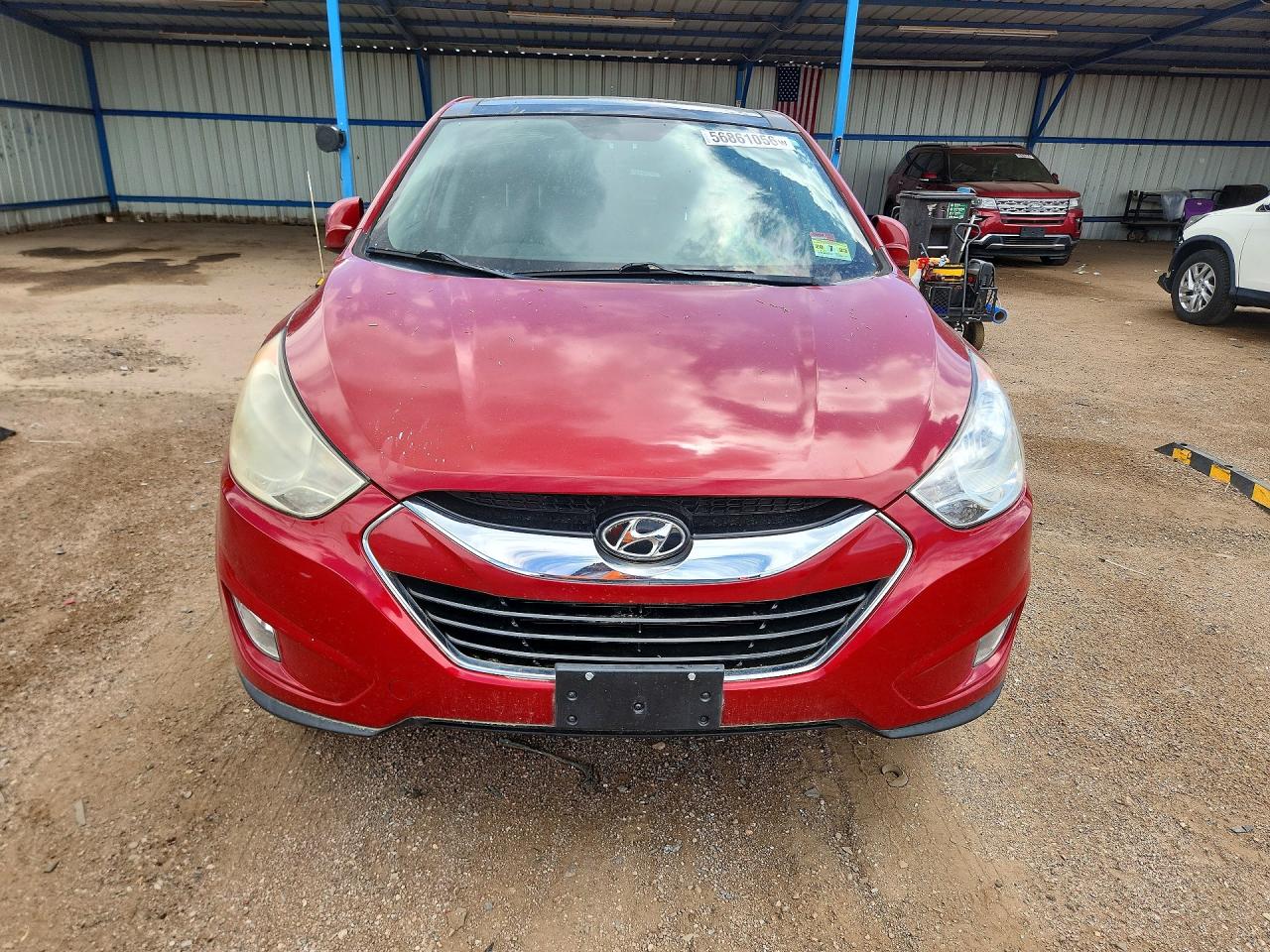 2012 Hyundai Tucson Limited Red vin: KM8JUCAC1CU542817
