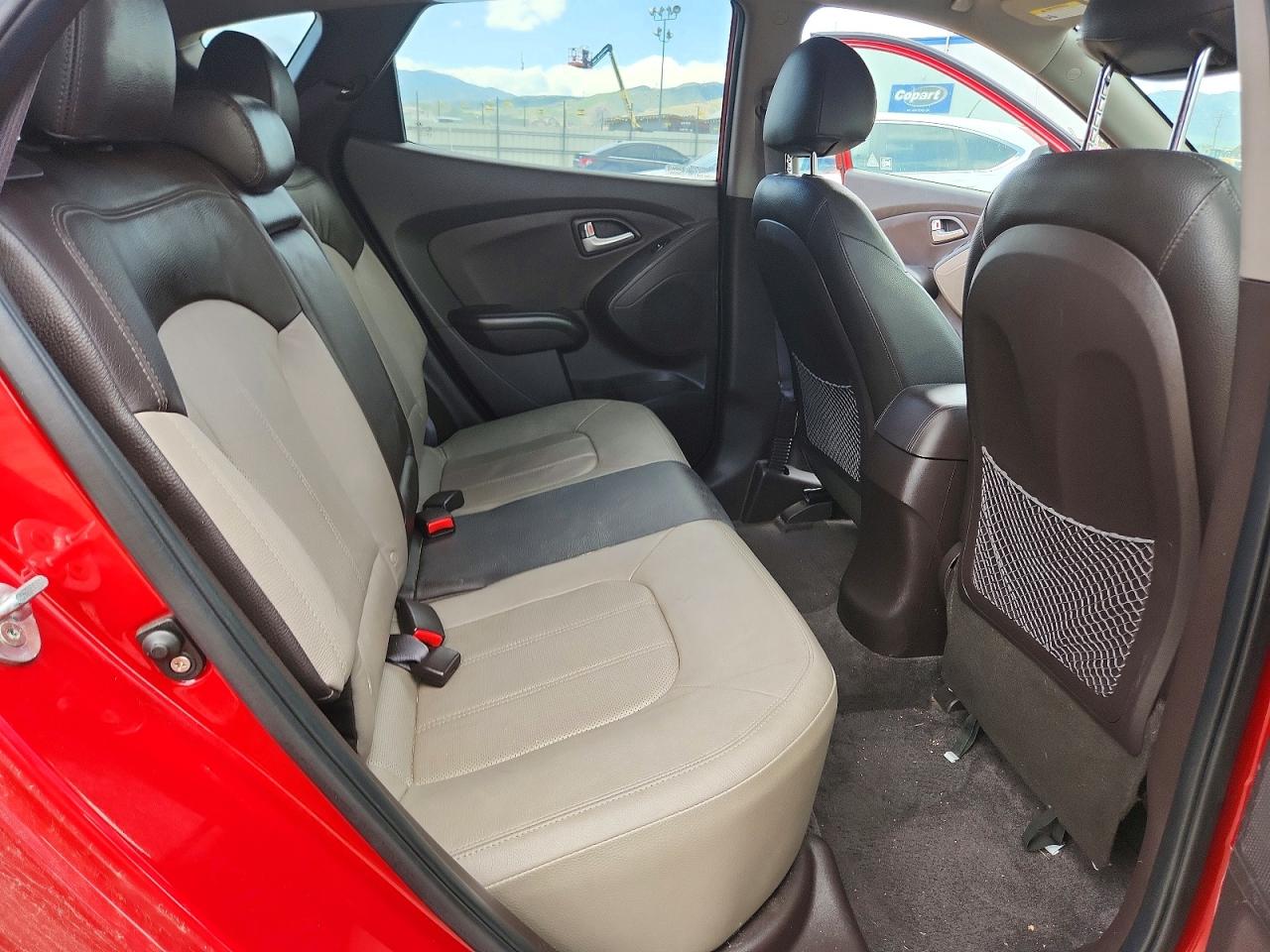 2012 Hyundai Tucson Limited Red vin: KM8JUCAC1CU542817