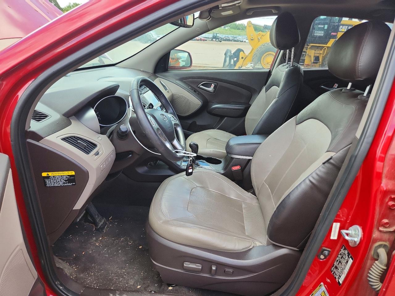 2012 Hyundai Tucson Limited Red vin: KM8JUCAC1CU542817