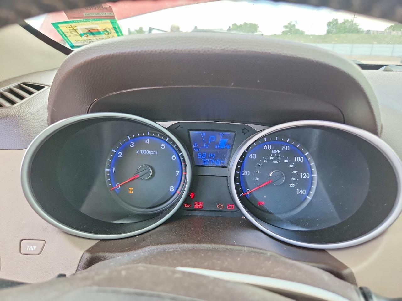 2012 Hyundai Tucson Limited Red vin: KM8JUCAC1CU542817