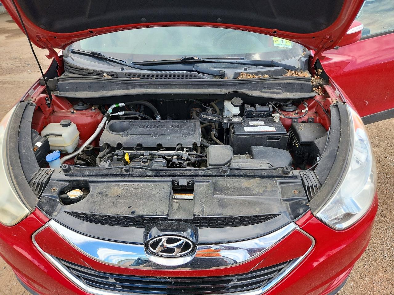 2012 Hyundai Tucson Limited Red vin: KM8JUCAC1CU542817