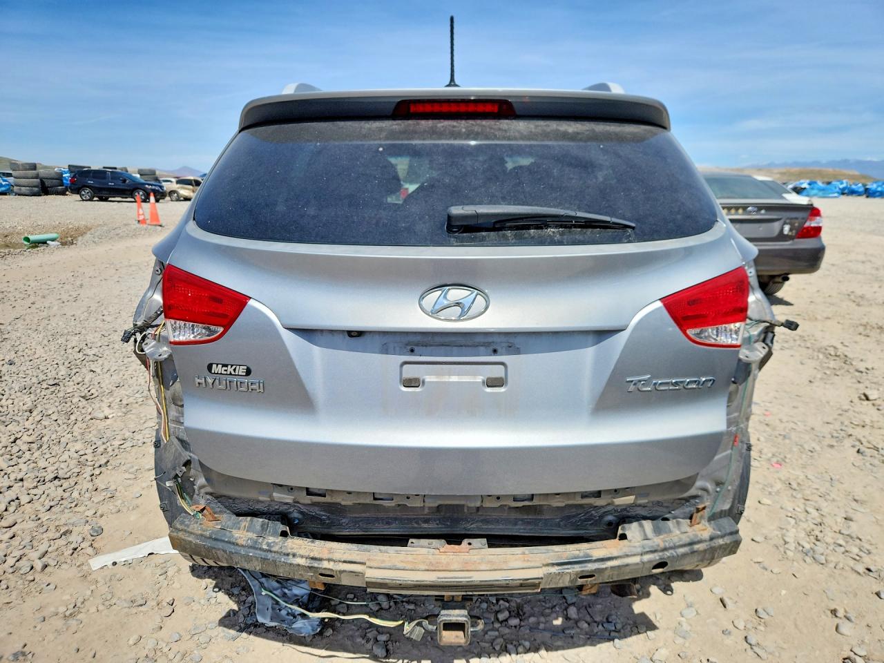 2013 Hyundai Tucson Gls Gray vin: KM8JUCAC1DU558873