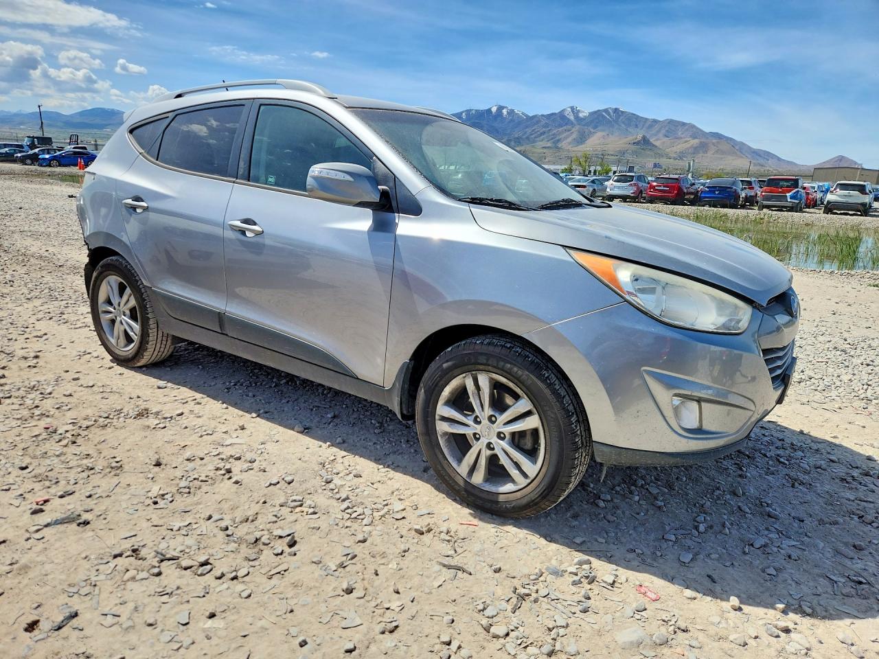 2013 Hyundai Tucson Gls Gray vin: KM8JUCAC1DU558873