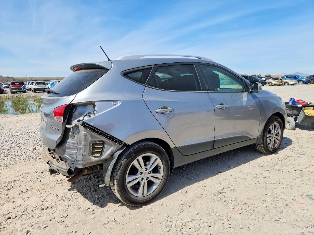 2013 Hyundai Tucson Gls Gray vin: KM8JUCAC1DU558873