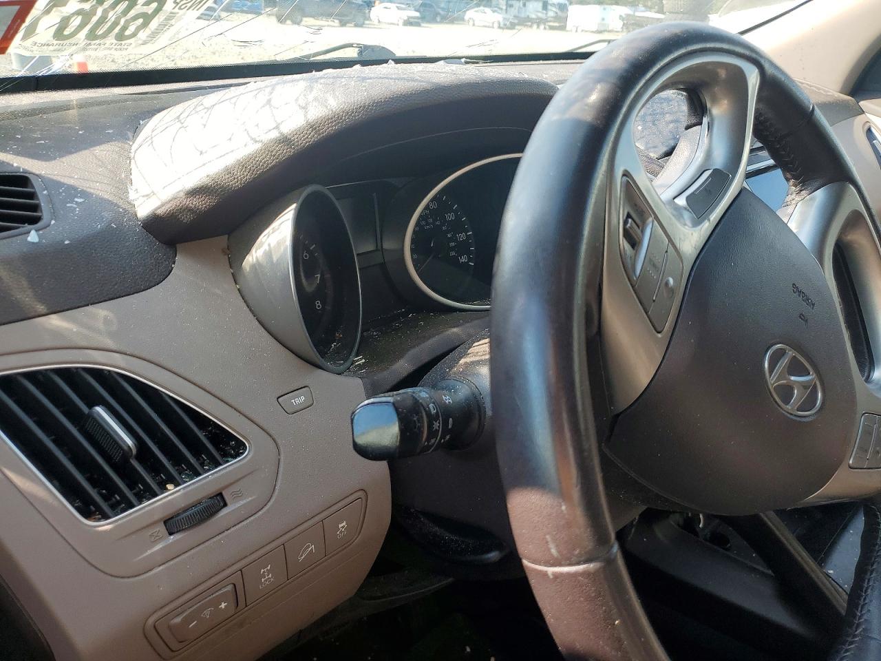 2013 Hyundai Tucson Gls Green vin: KM8JUCAC1DU582610