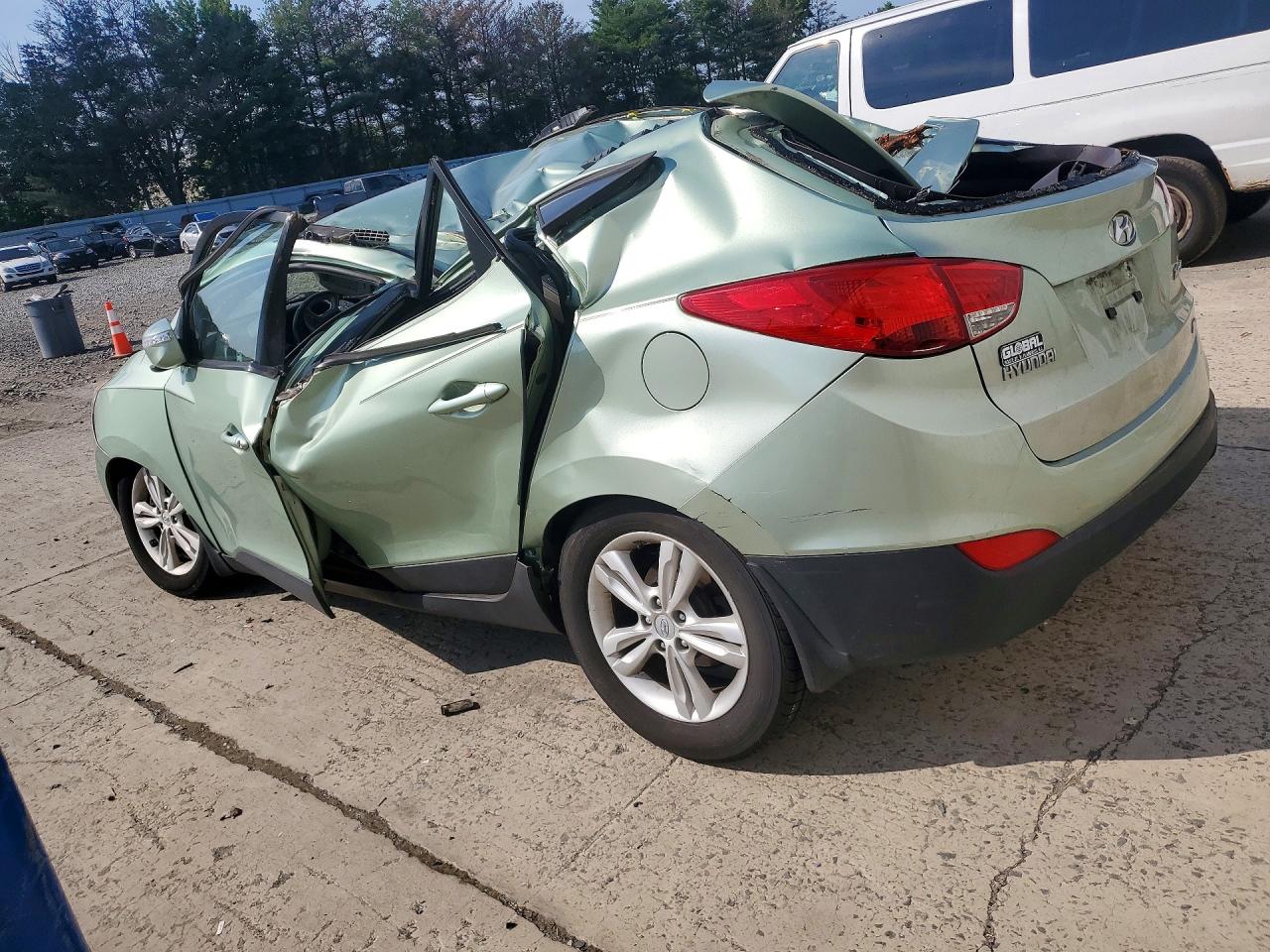 2013 Hyundai Tucson Gls Green vin: KM8JUCAC1DU582610