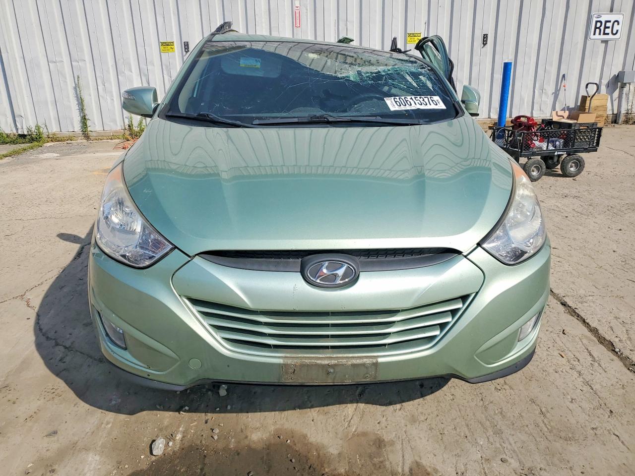 2013 Hyundai Tucson Gls Green vin: KM8JUCAC1DU582610