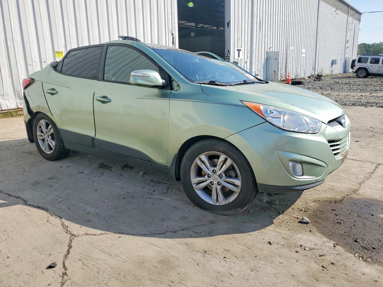 2013 Hyundai Tucson Gls Green vin: KM8JUCAC1DU582610