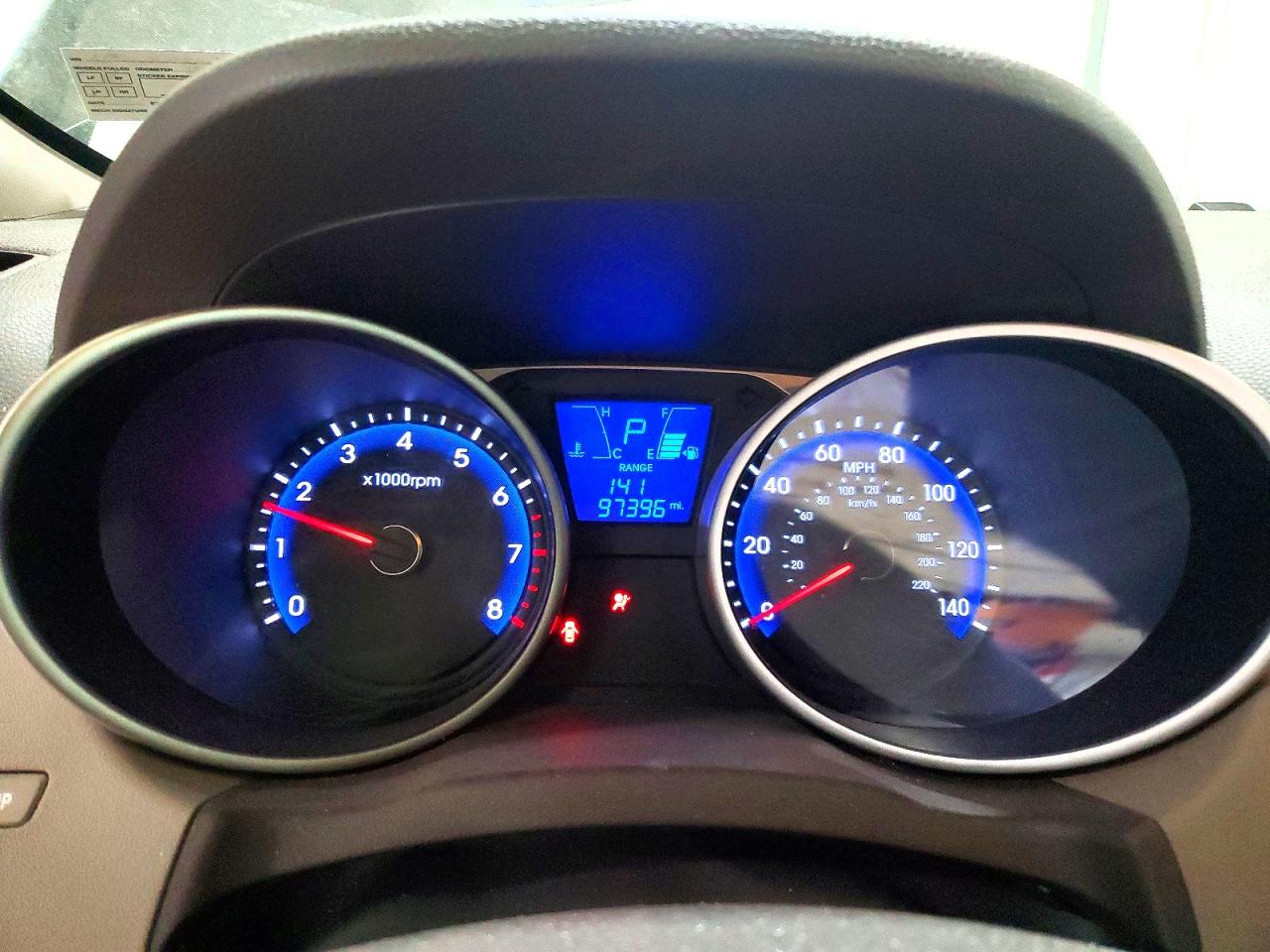 2013 Hyundai Tucson Limited Black vin: KM8JUCAC1DU612091