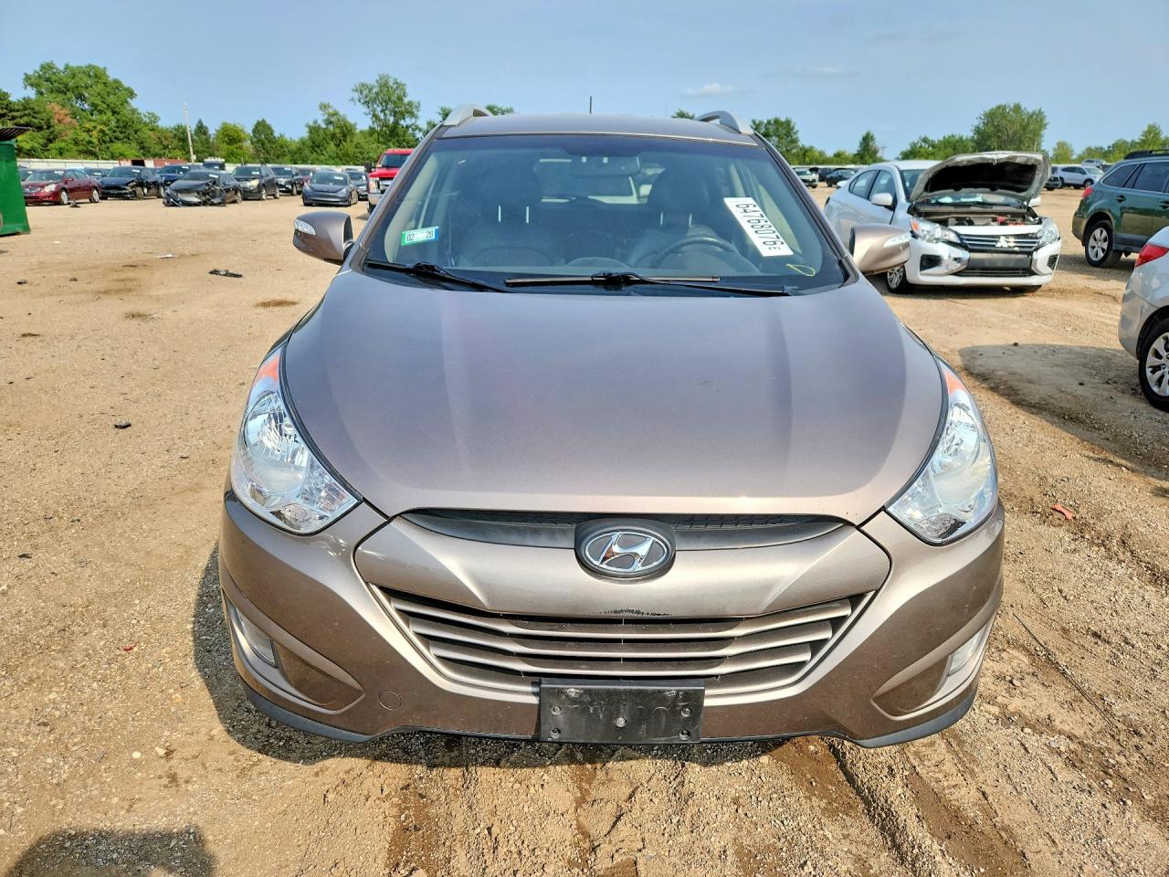 2013 Hyundai Tucson Gls Tan vin: KM8JUCAC1DU617002