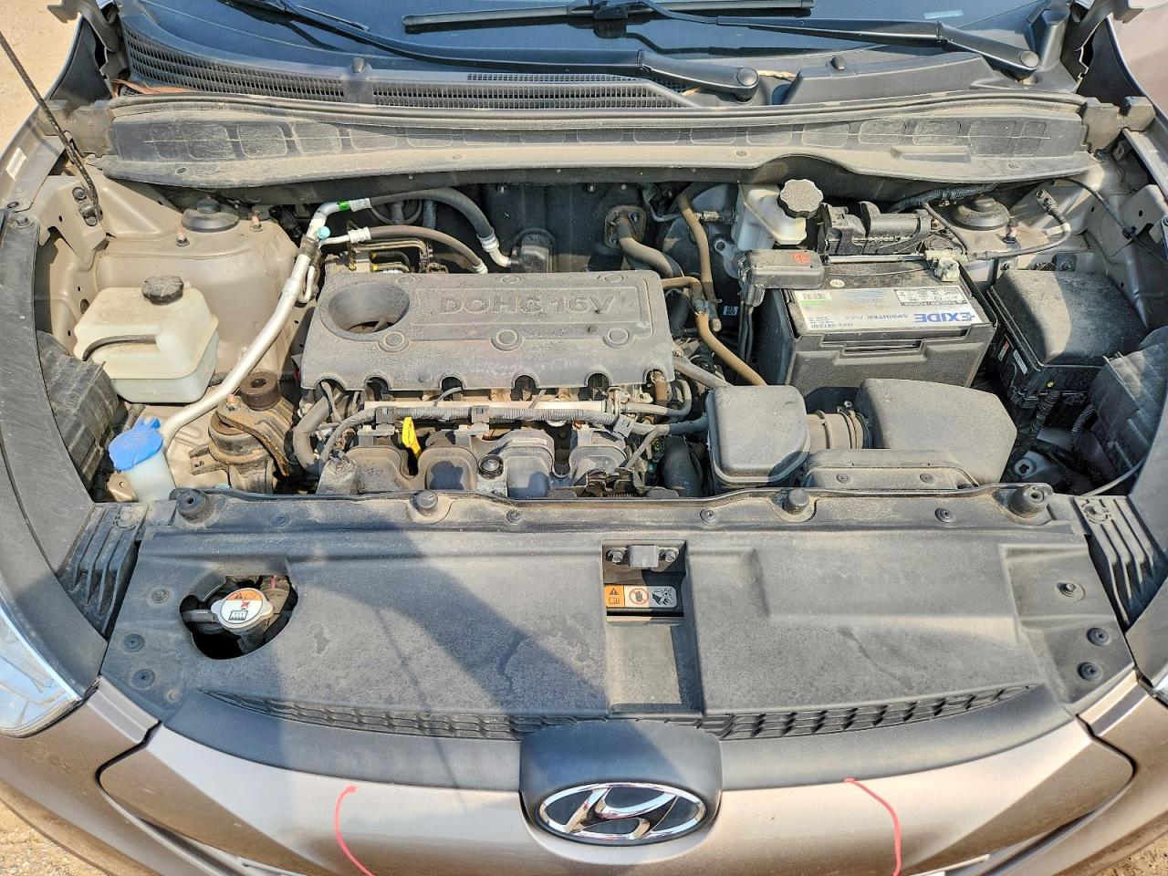 2013 Hyundai Tucson Gls Tan vin: KM8JUCAC1DU617002