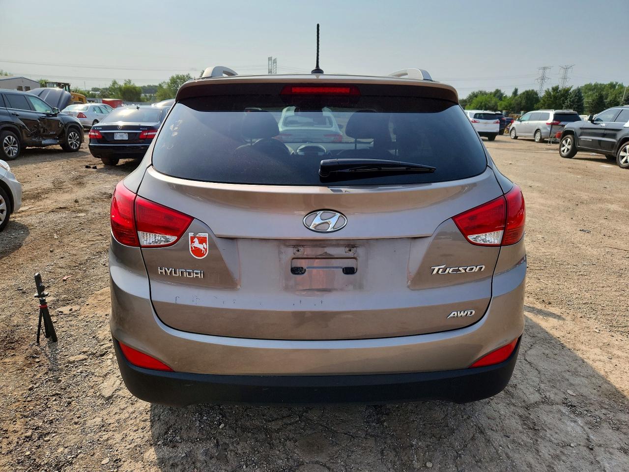 2013 Hyundai Tucson Gls Tan vin: KM8JUCAC1DU617002