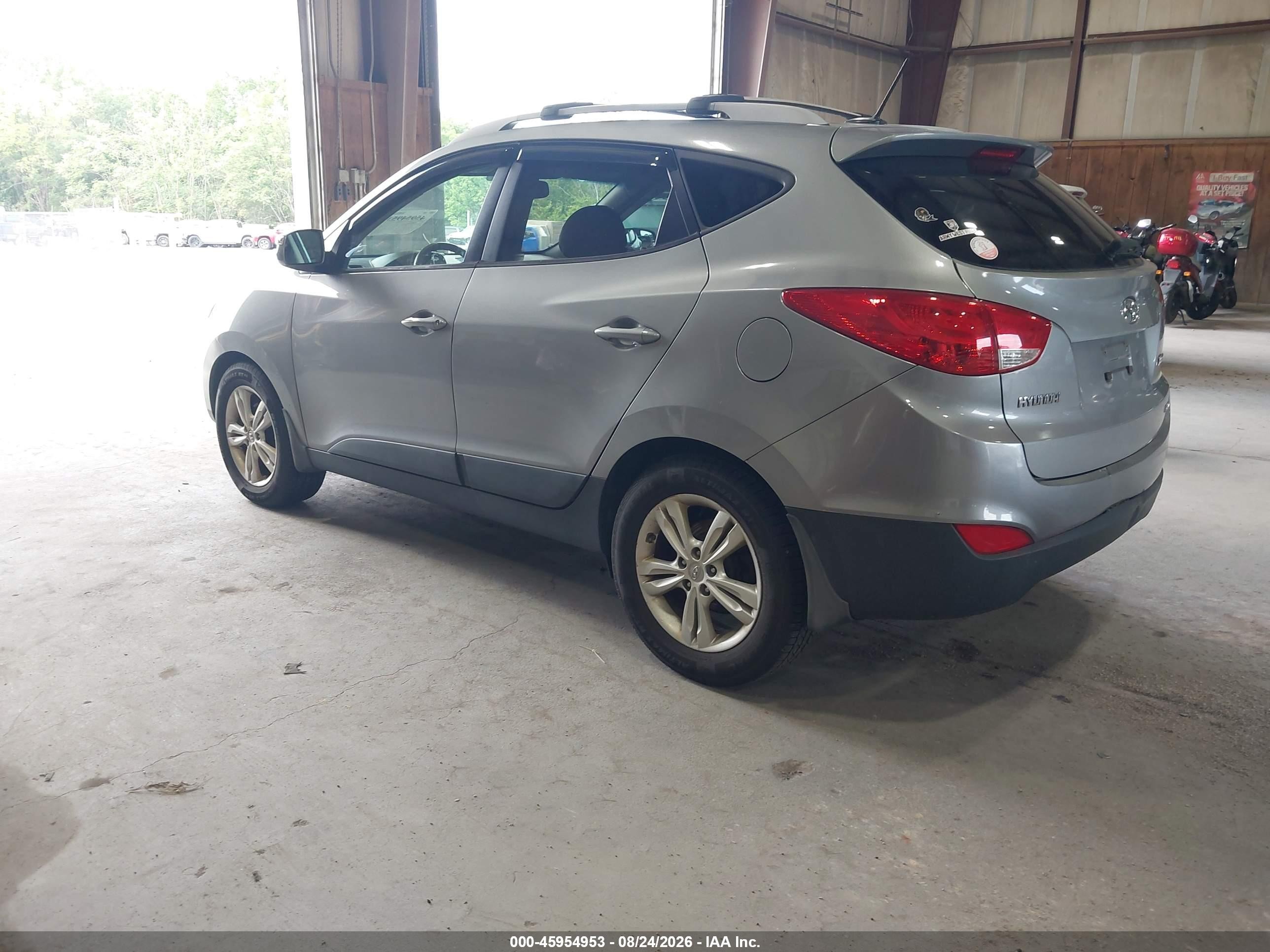 2013 Hyundai Tucson Gls Gray vin: KM8JUCAC1DU678771