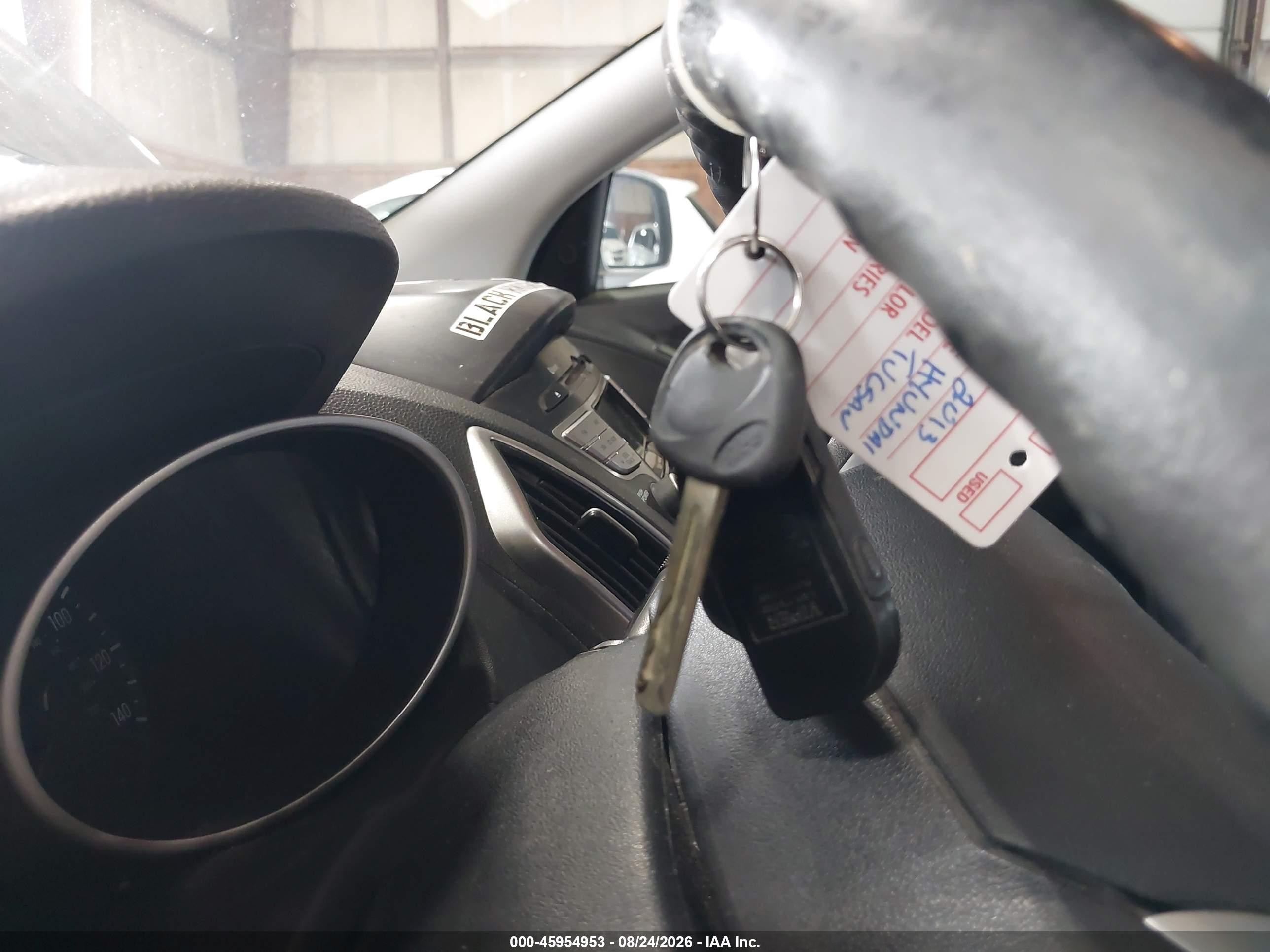 2013 Hyundai Tucson Gls Gray vin: KM8JUCAC1DU678771