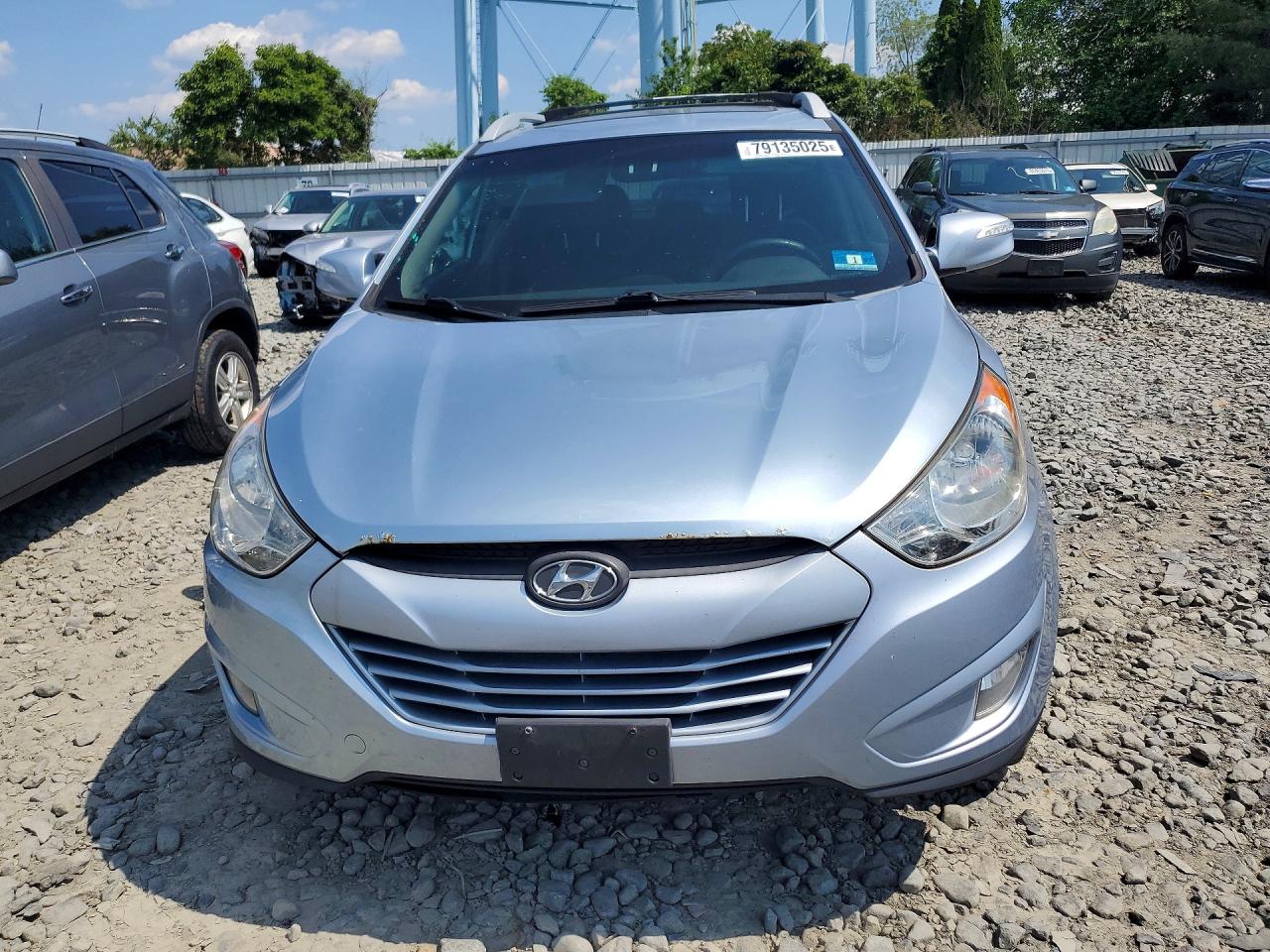 2013 Hyundai Tucson Gls Blue vin: KM8JUCAC1DU692332