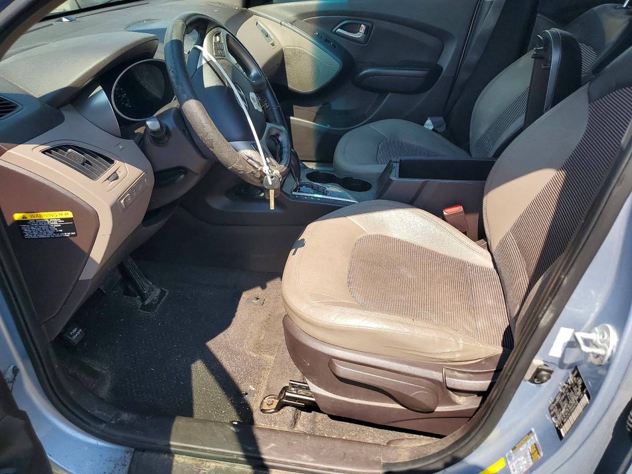 2013 Hyundai Tucson Gls Blue vin: KM8JUCAC1DU692332