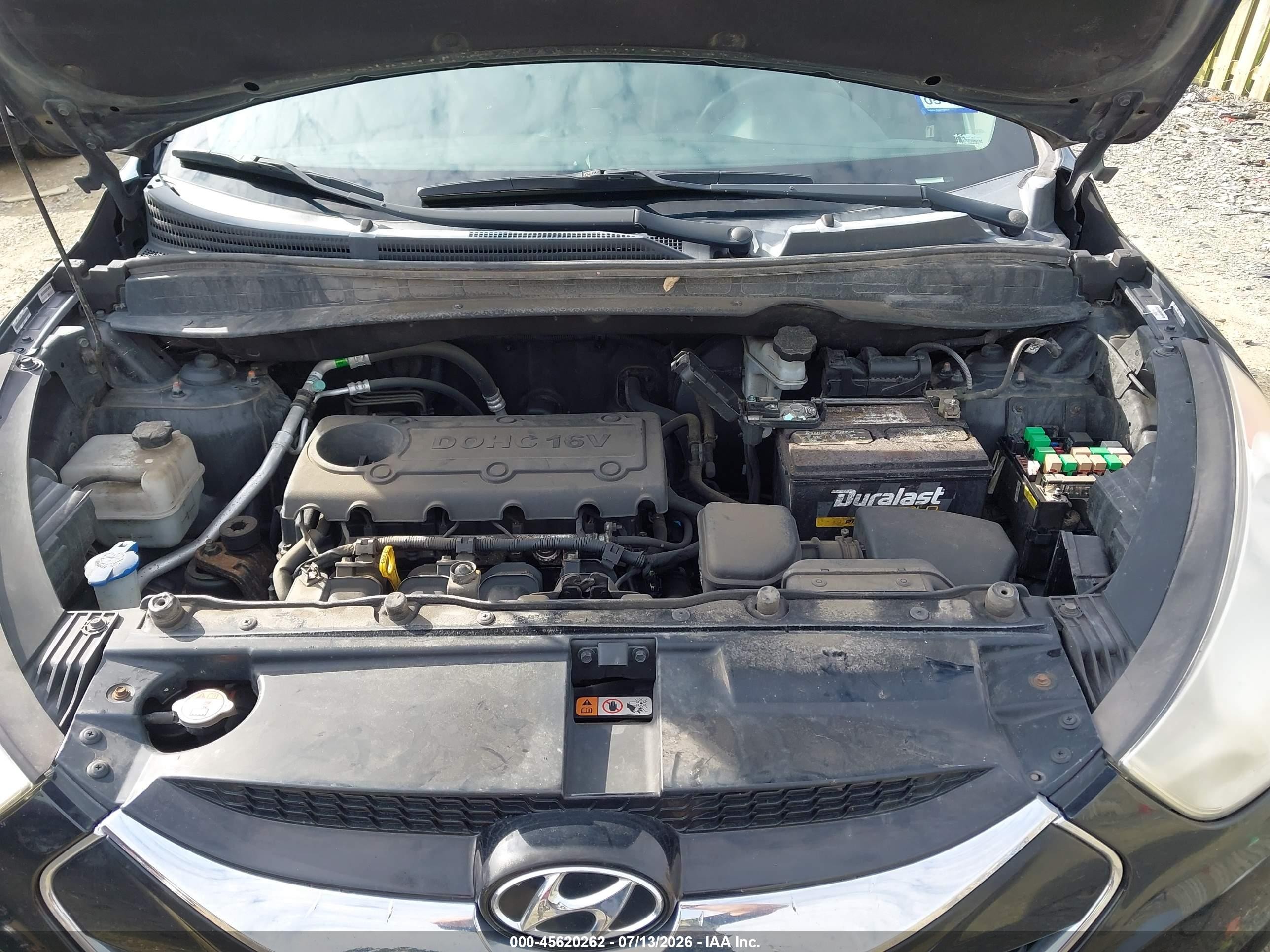 2013 Hyundai Tucson Limited Black vin: KM8JUCAC1DU764243