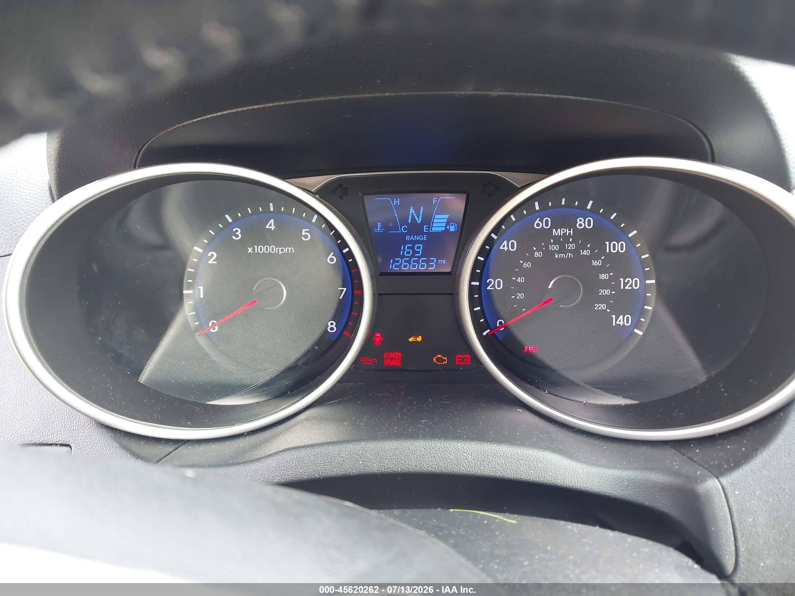 2013 Hyundai Tucson Limited Black vin: KM8JUCAC1DU764243