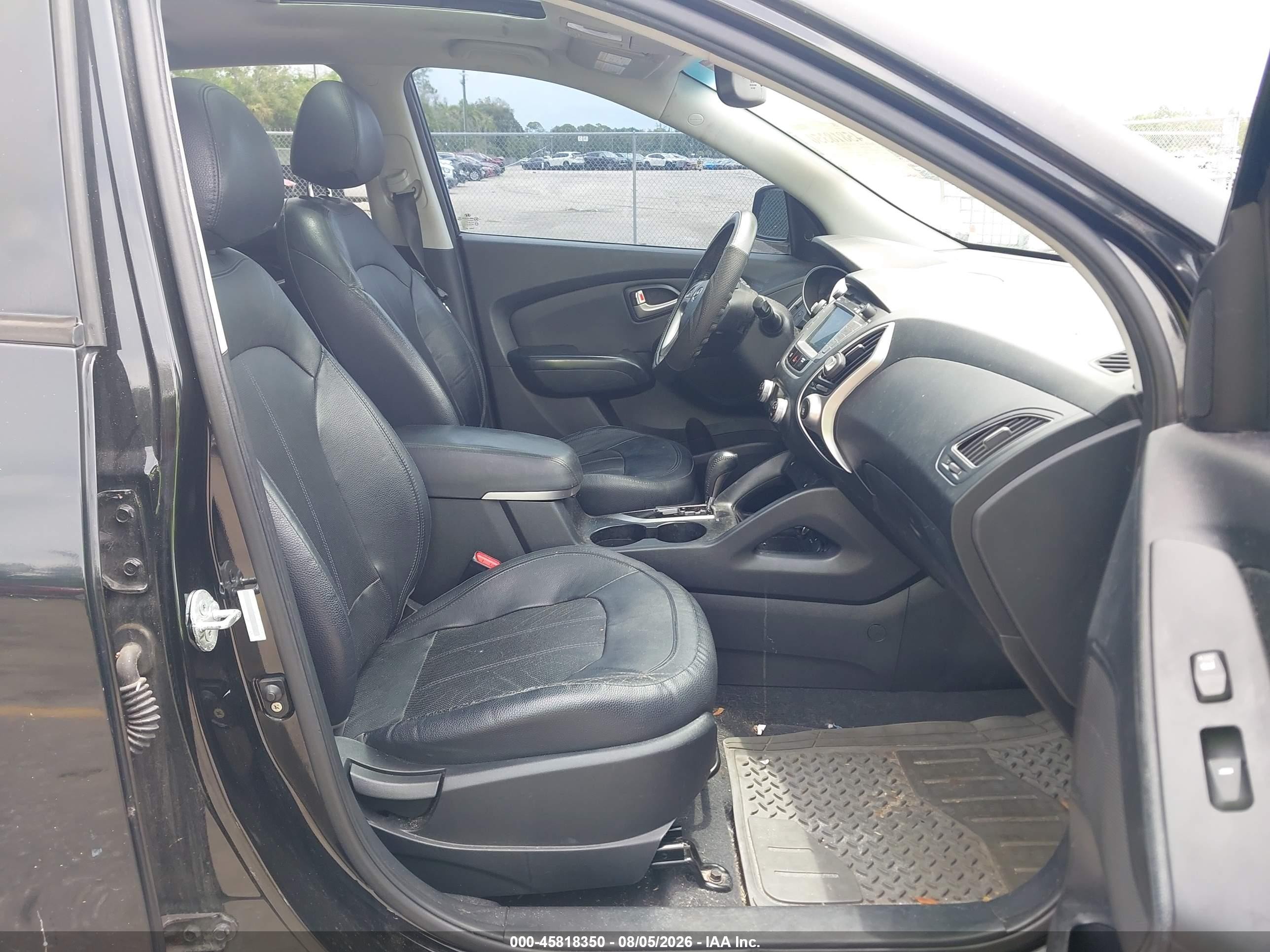 2013 Hyundai Tucson Limited Черный vin: KM8JUCAC1DU774657