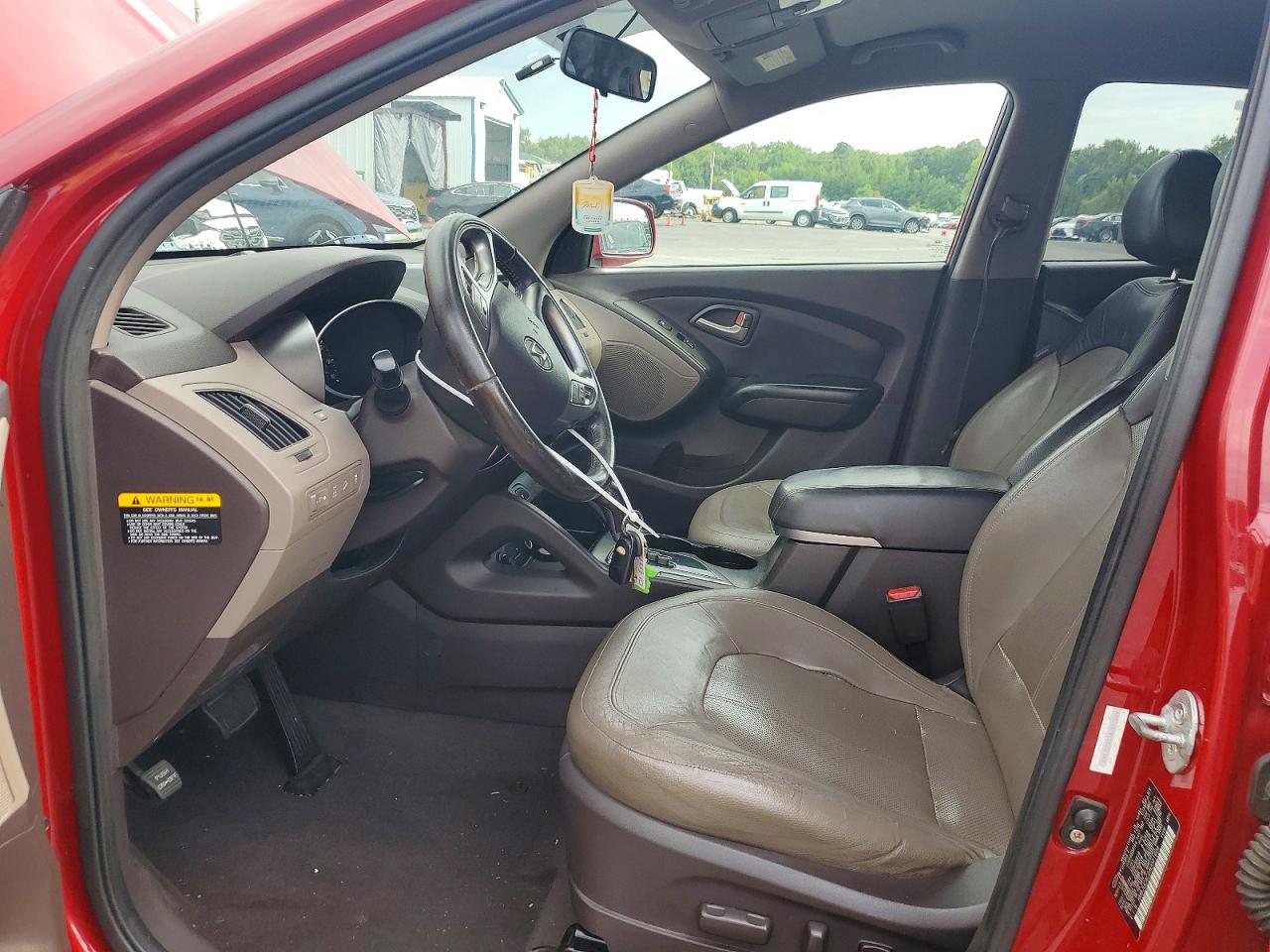 2010 Hyundai Tucson Limited Red vin: KM8JUCAC2AU021604