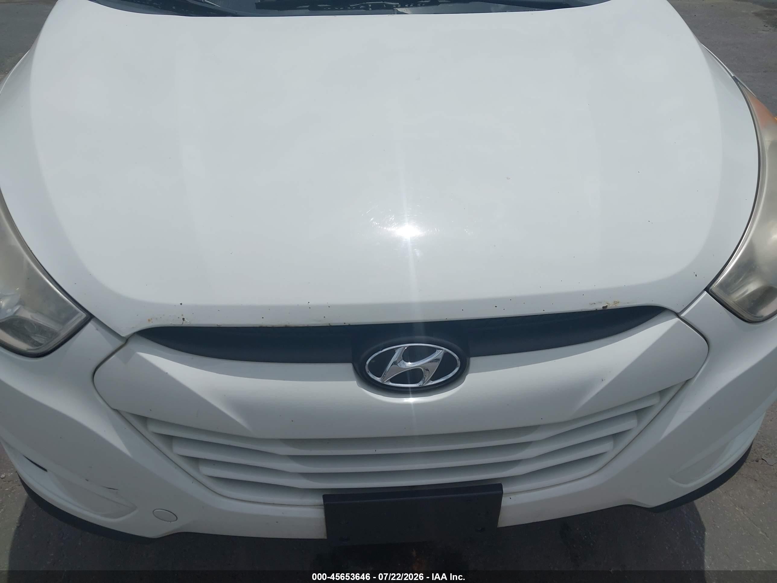 2012 Hyundai Tucson Gls Белый vin: KM8JUCAC2CU371348