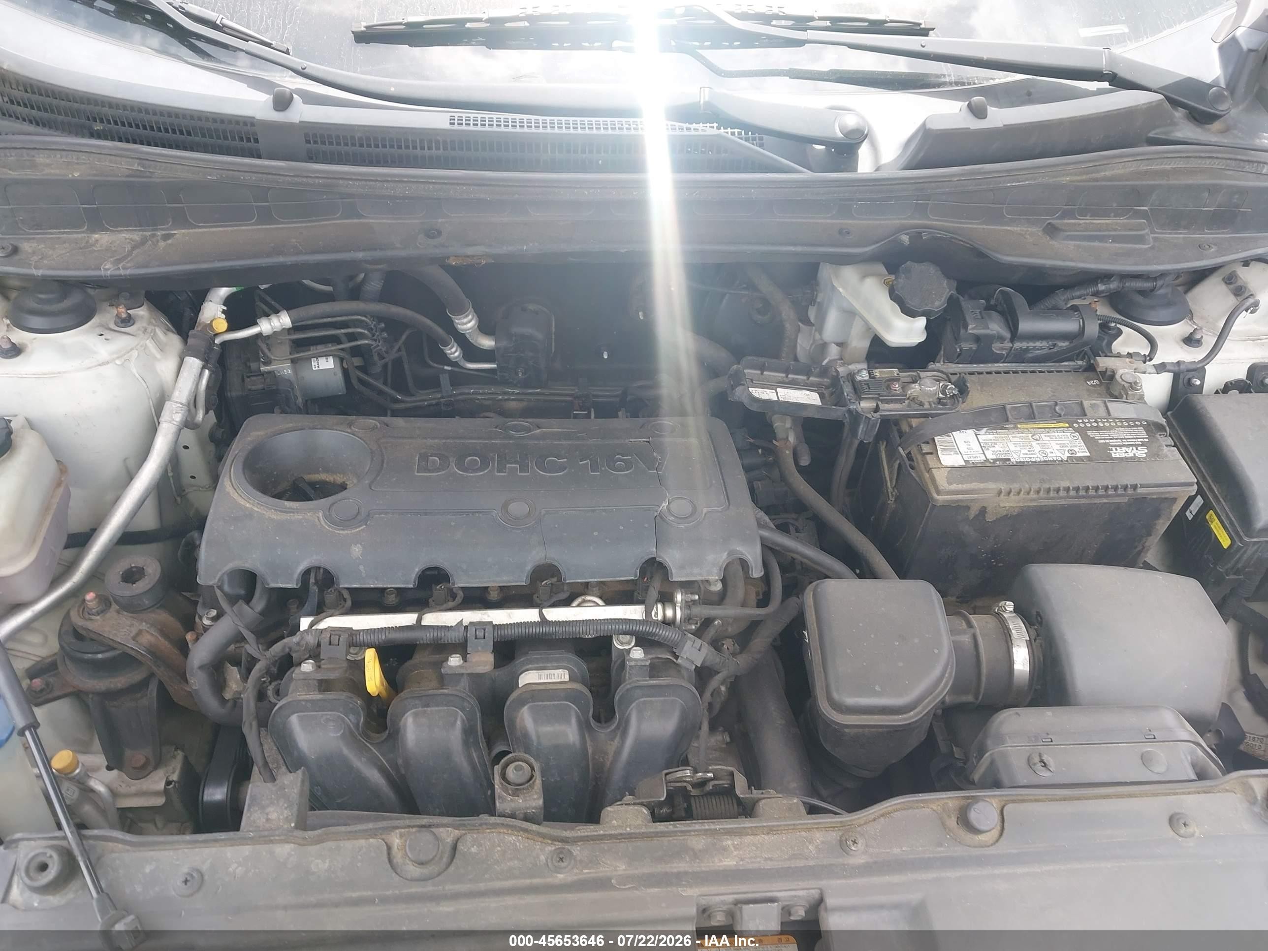 2012 Hyundai Tucson Gls Белый vin: KM8JUCAC2CU371348