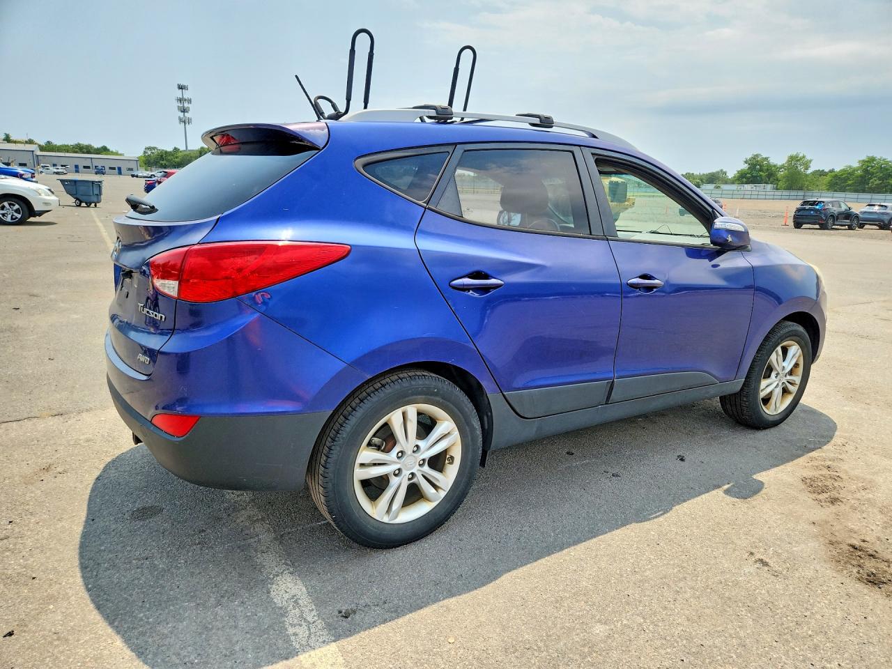 2012 Hyundai Tucson Gls Синий vin: KM8JUCAC2CU418961