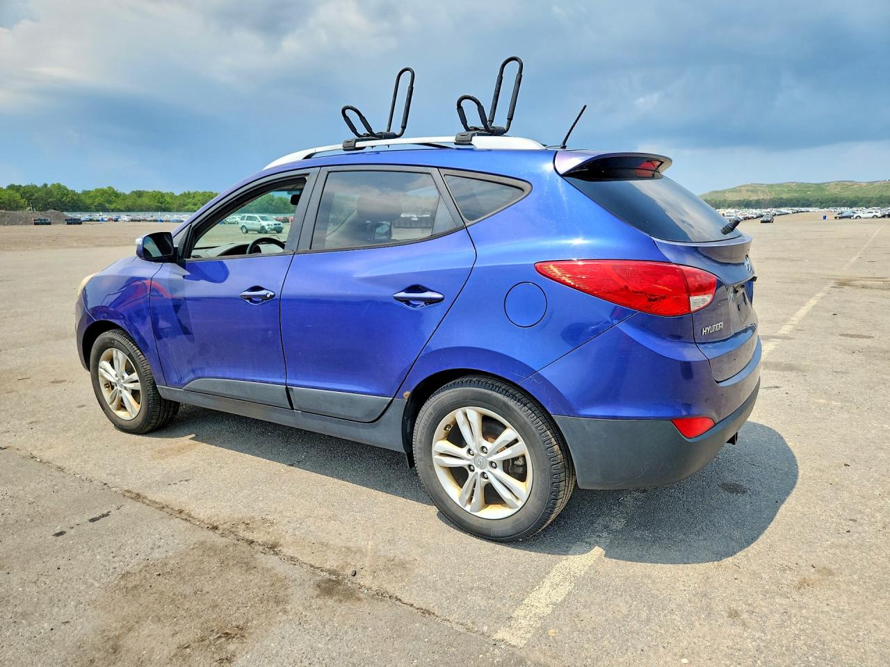 2012 Hyundai Tucson Gls Синий vin: KM8JUCAC2CU418961