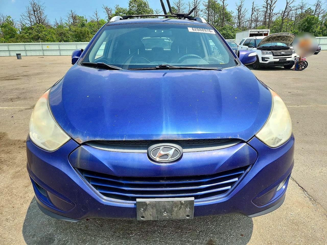 2012 Hyundai Tucson Gls Синий vin: KM8JUCAC2CU418961