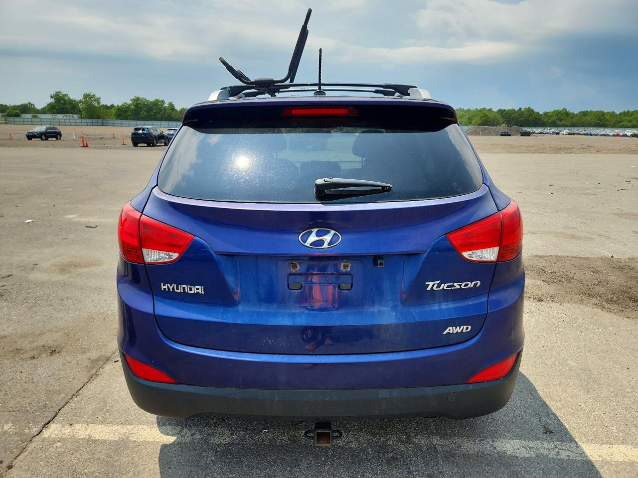 2012 Hyundai Tucson Gls Синий vin: KM8JUCAC2CU418961