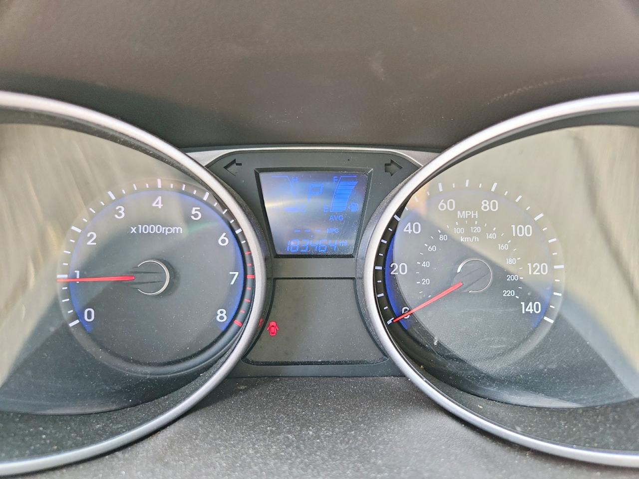 2012 Hyundai Tucson Gls Синий vin: KM8JUCAC2CU418961