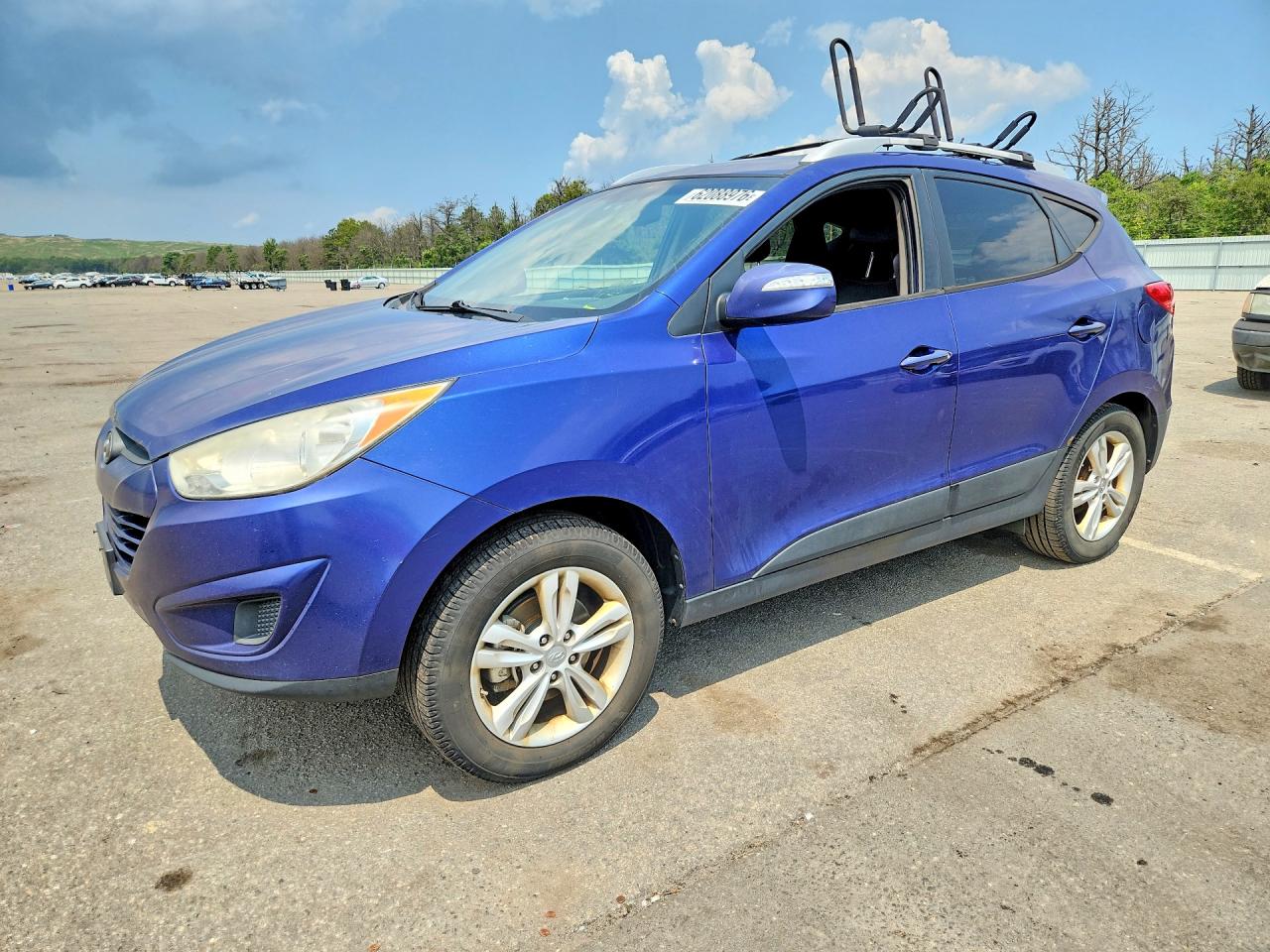 2012 Hyundai Tucson Gls Синий vin: KM8JUCAC2CU418961