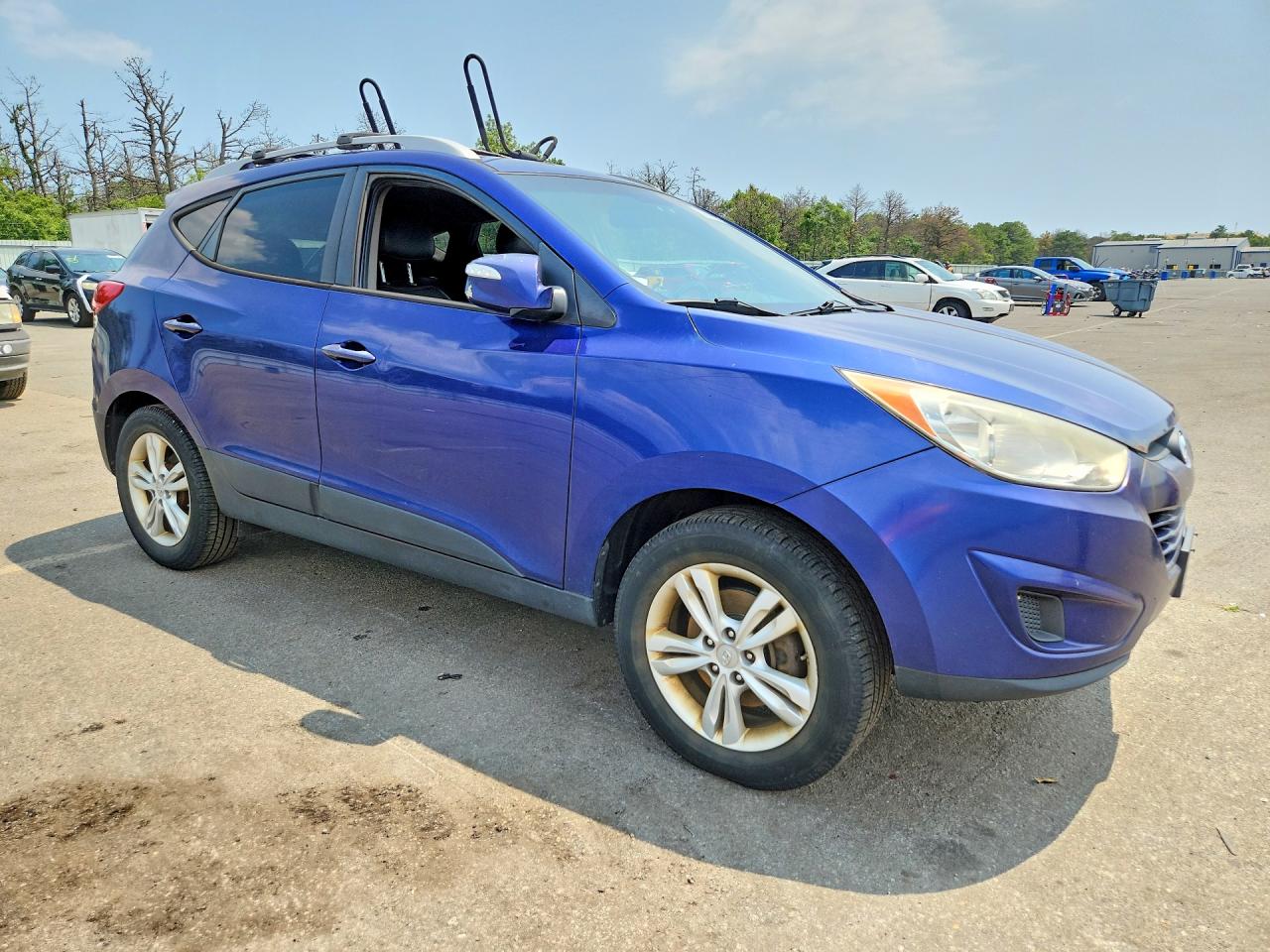 2012 Hyundai Tucson Gls Синий vin: KM8JUCAC2CU418961
