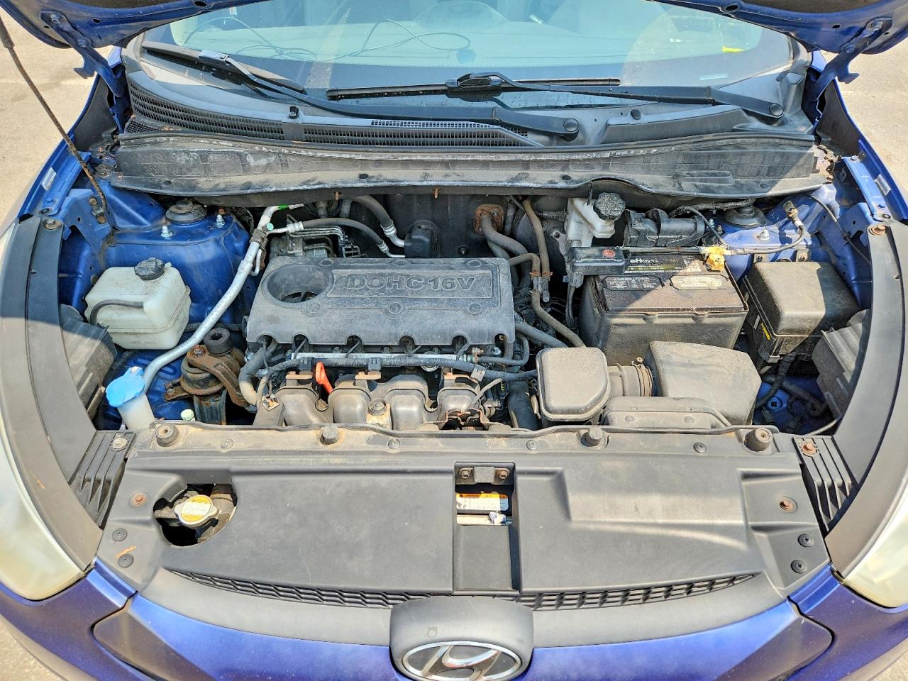 2012 Hyundai Tucson Gls Синий vin: KM8JUCAC2CU418961
