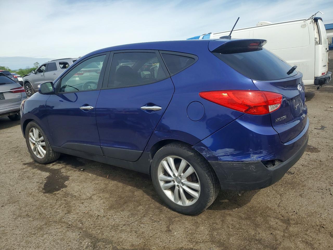 2012 Hyundai Tucson Limited Blue vin: KM8JUCAC2CU436893