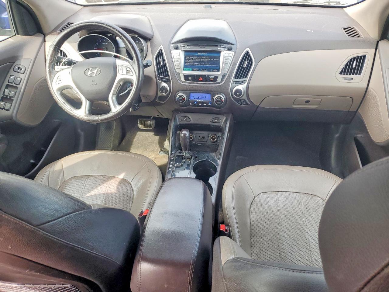 2012 Hyundai Tucson Limited Blue vin: KM8JUCAC2CU436893