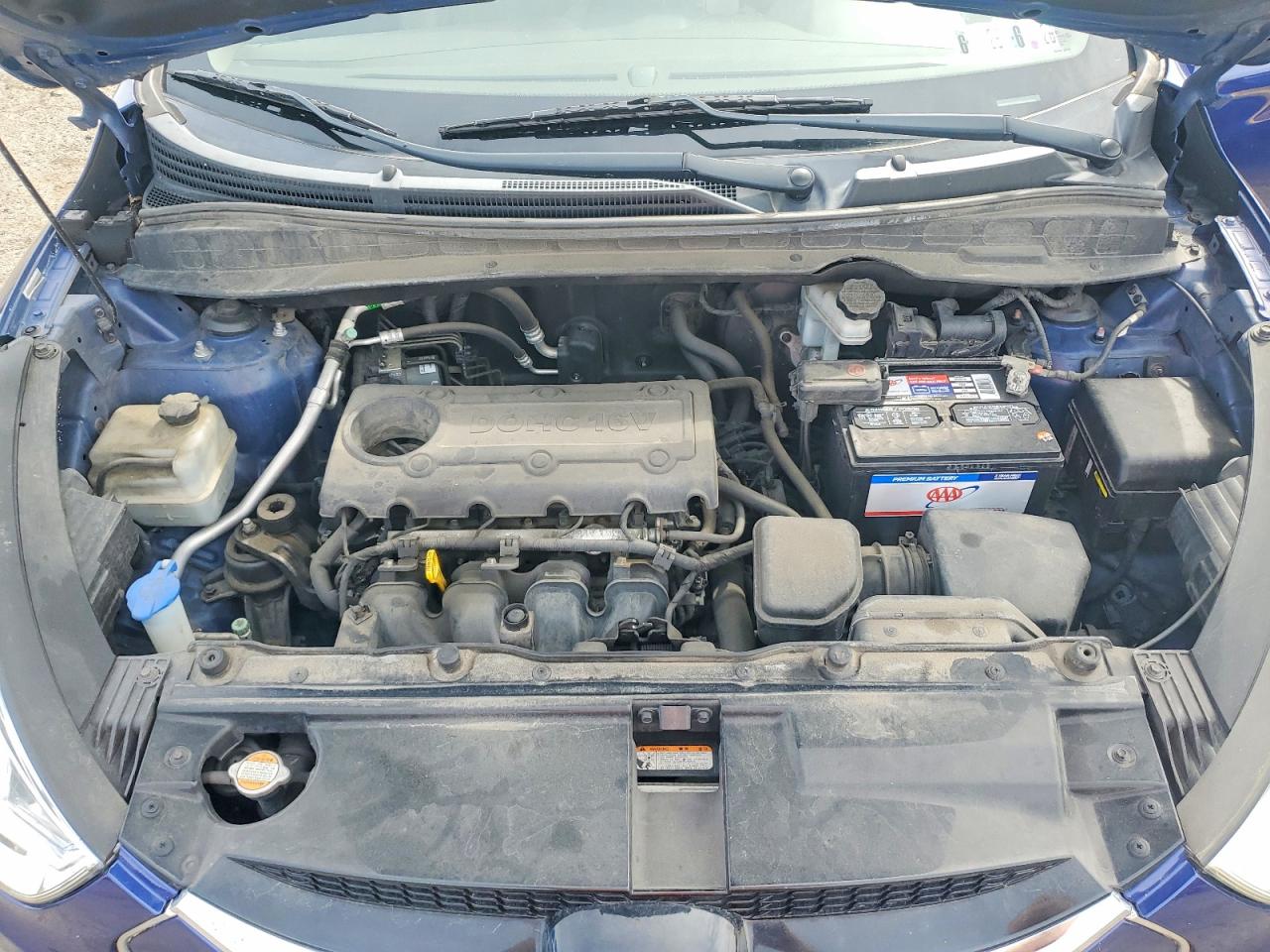2012 Hyundai Tucson Limited Blue vin: KM8JUCAC2CU436893