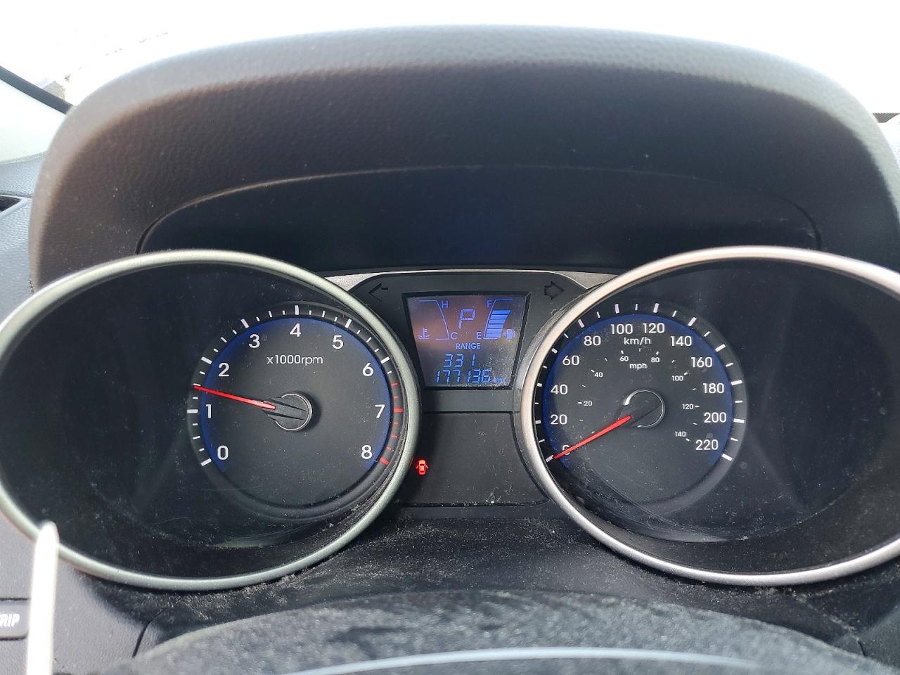 2012 Hyundai Tucson Gls Синий vin: KM8JUCAC2CU517490