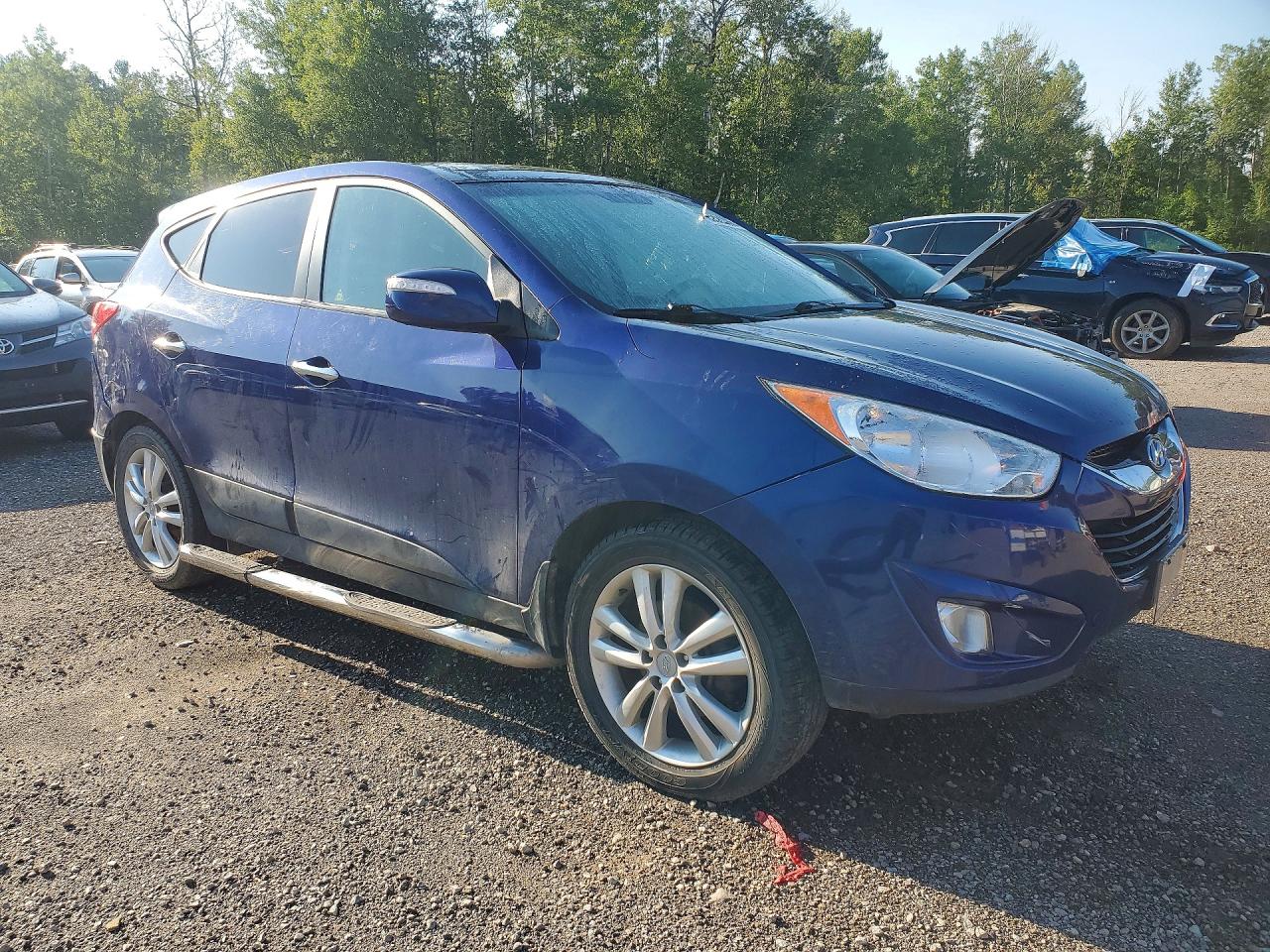 2012 Hyundai Tucson Gls Синий vin: KM8JUCAC2CU517490