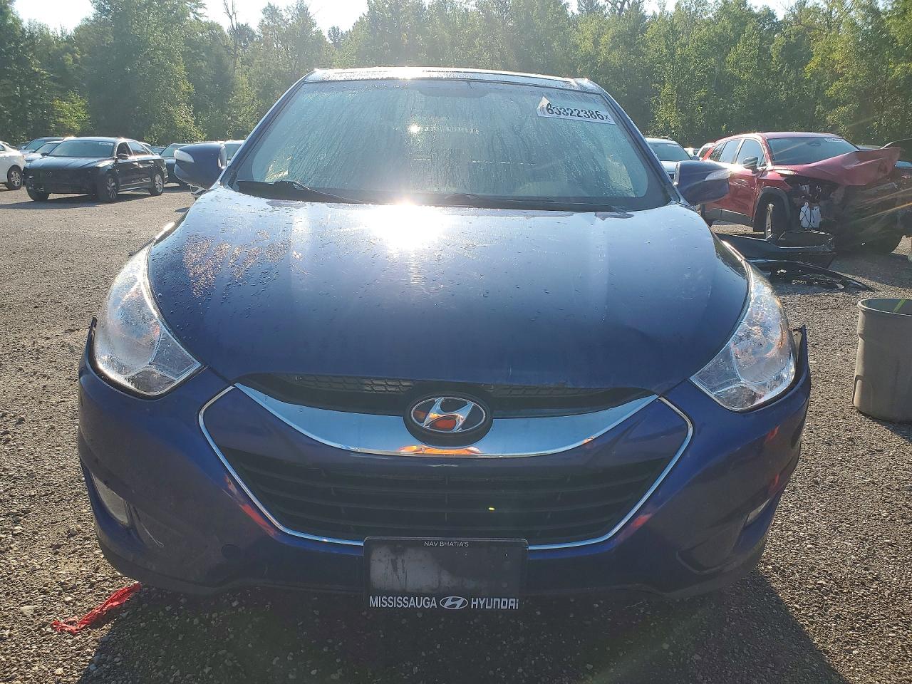 2012 Hyundai Tucson Gls Синий vin: KM8JUCAC2CU517490