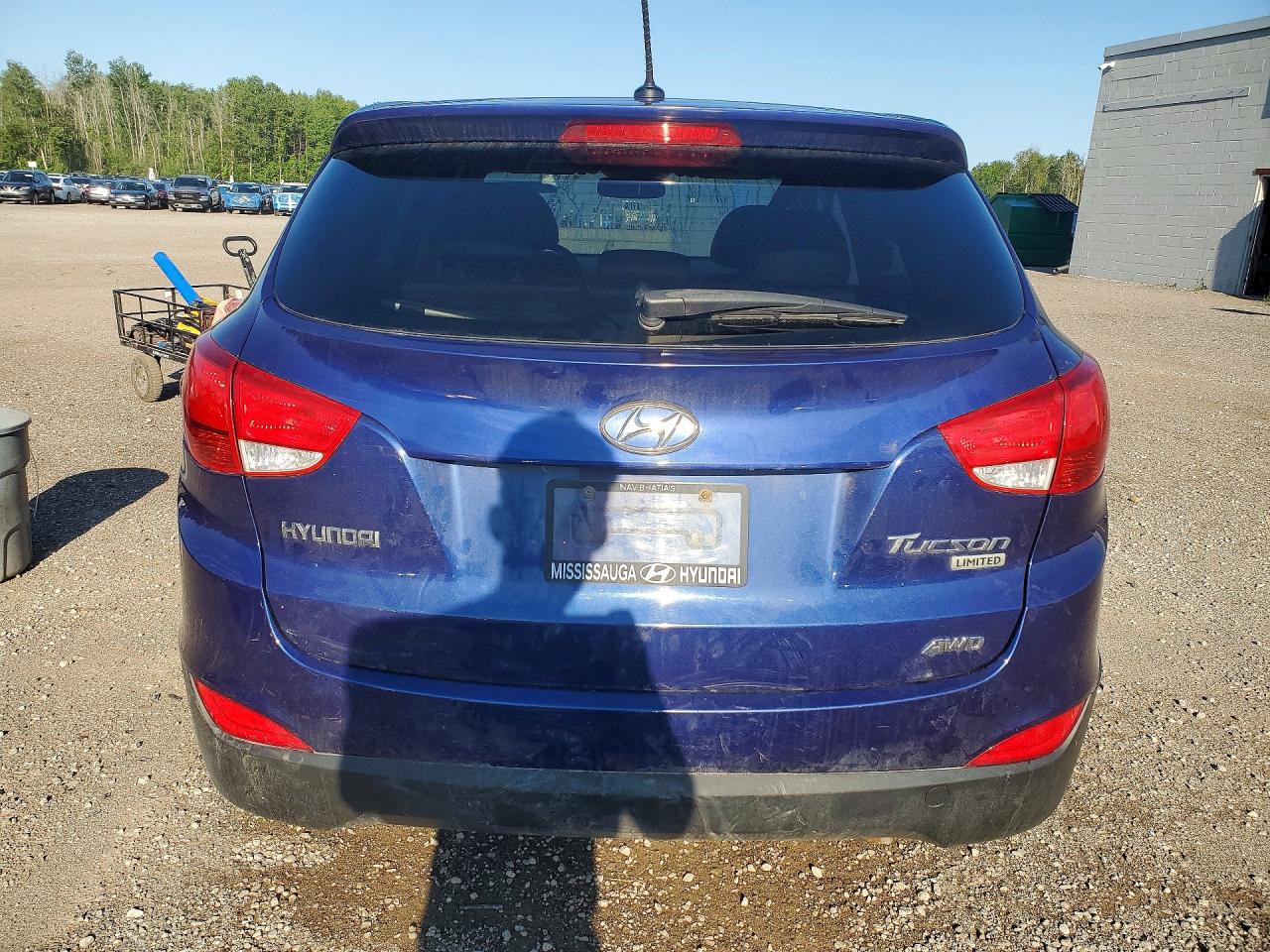 2012 Hyundai Tucson Gls Синий vin: KM8JUCAC2CU517490