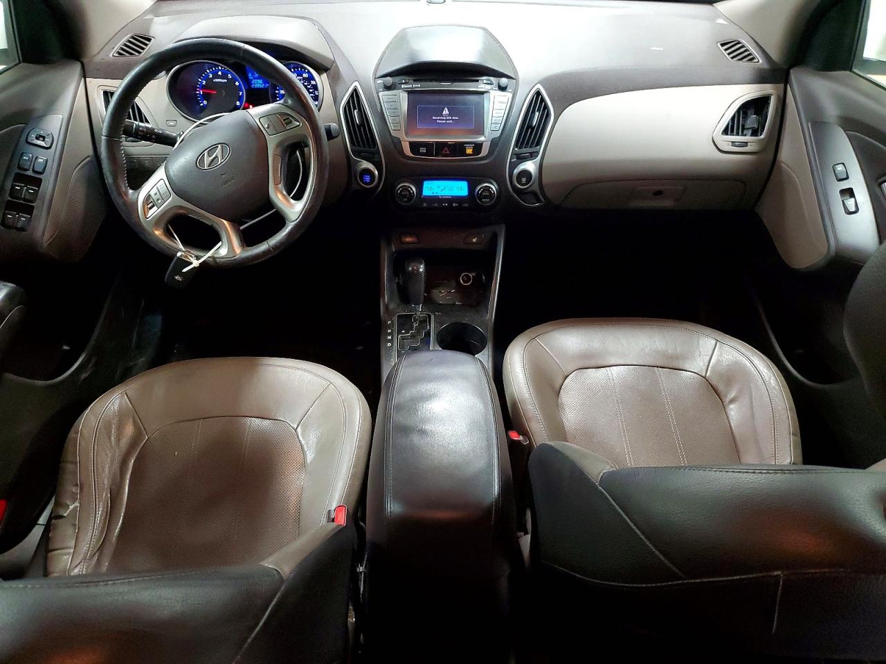 2013 Hyundai Tucson Limited White vin: KM8JUCAC2DU557585