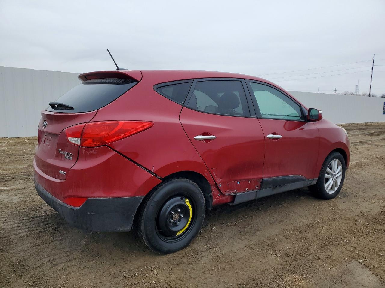 2013 Hyundai Tucson Limited Red vin: KM8JUCAC2DU611564