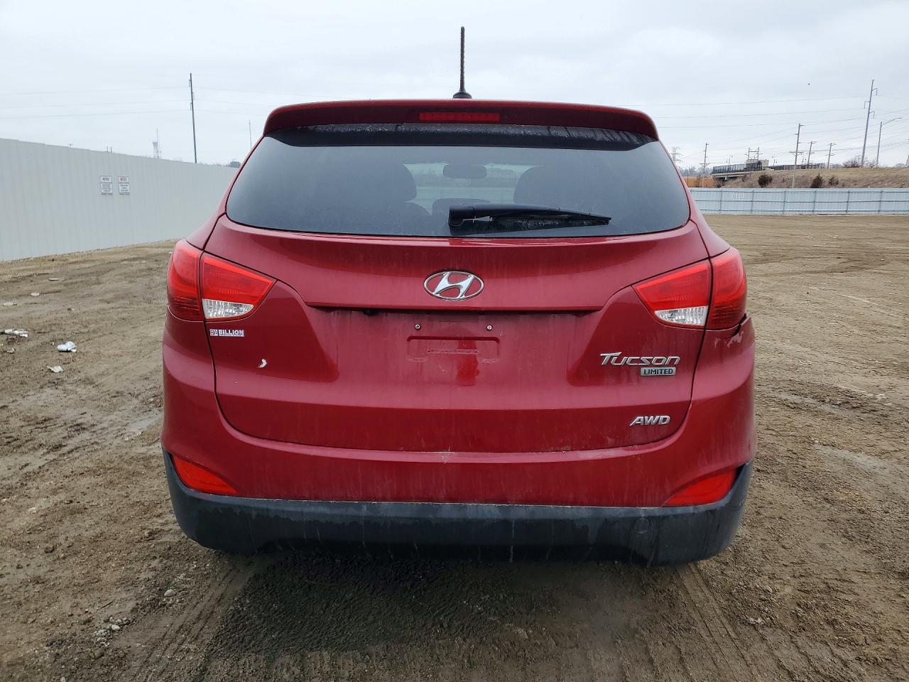 2013 Hyundai Tucson Limited Red vin: KM8JUCAC2DU611564