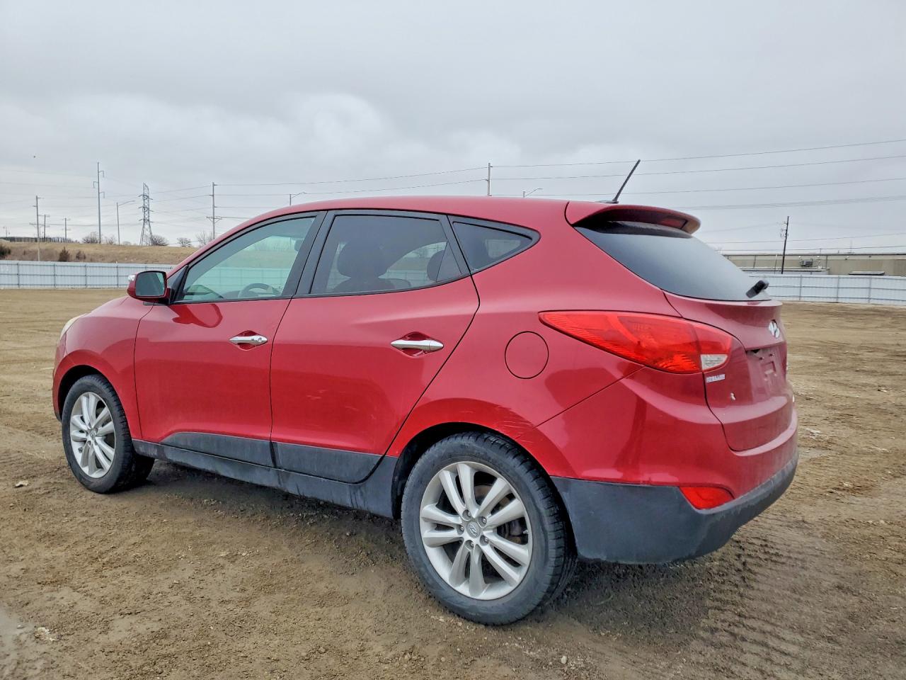 2013 Hyundai Tucson Limited Red vin: KM8JUCAC2DU611564