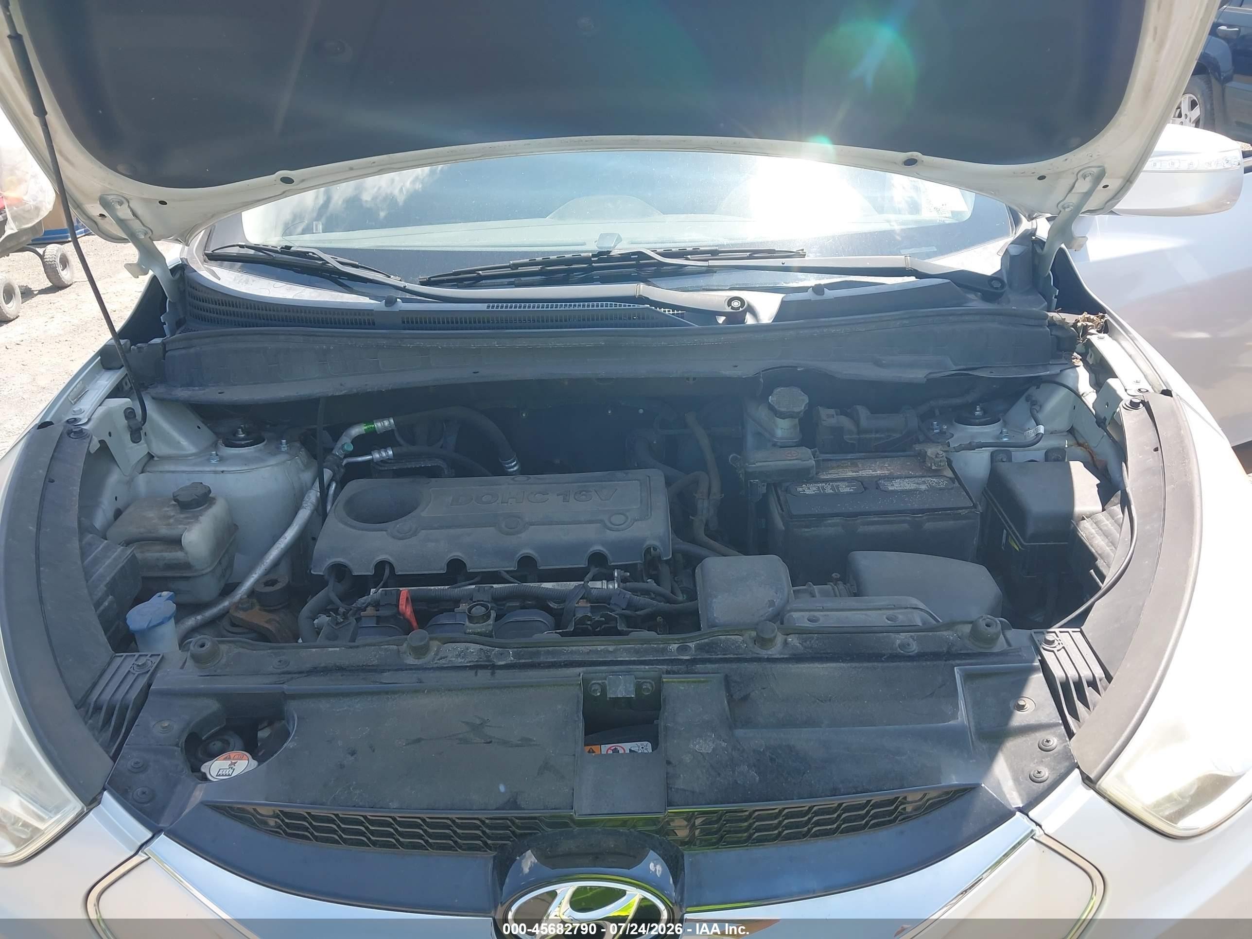 2013 Hyundai Tucson Limited Silver vin: KM8JUCAC2DU623374